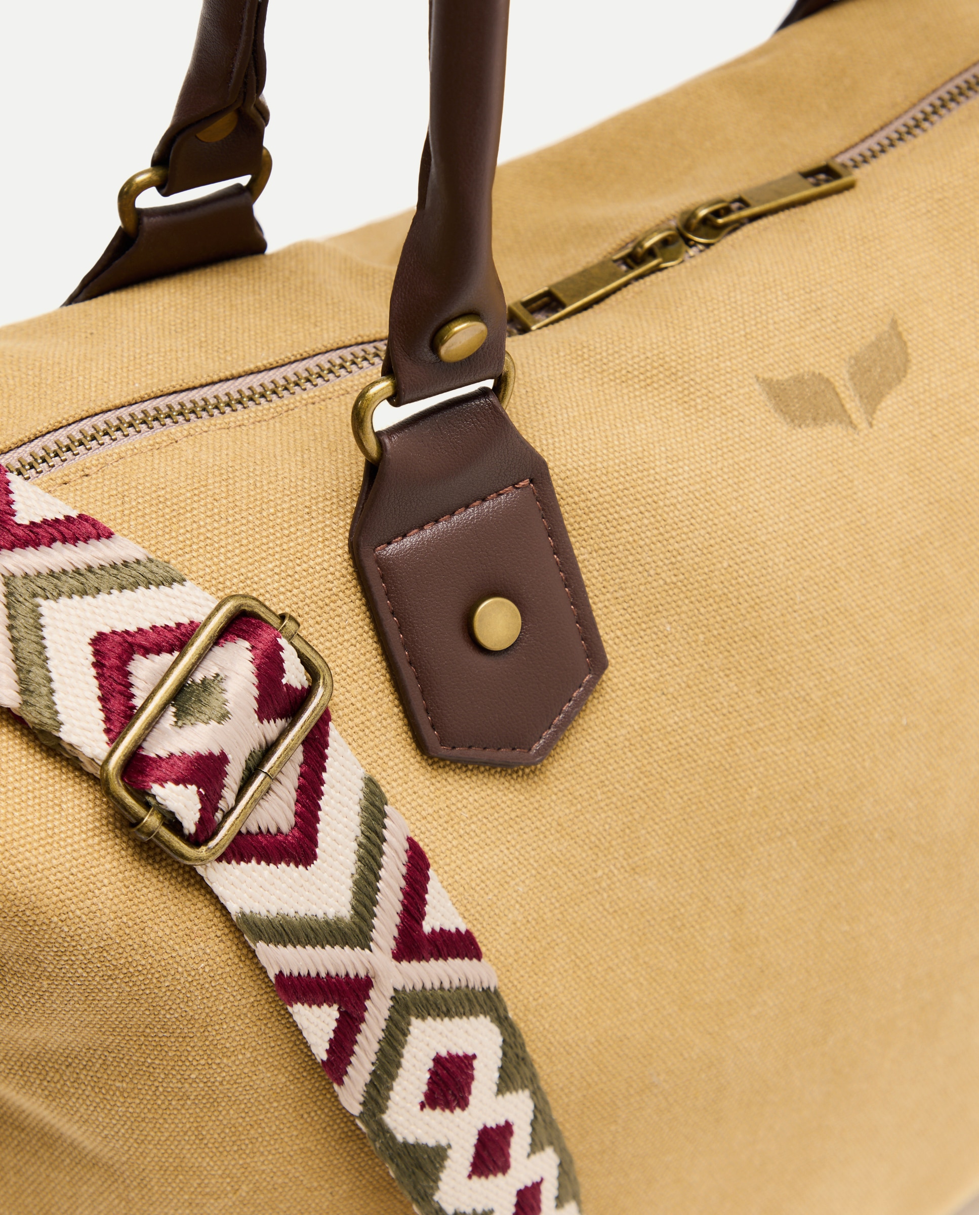 Mala Shopper com Alça Multicolor 520 Caqui-4