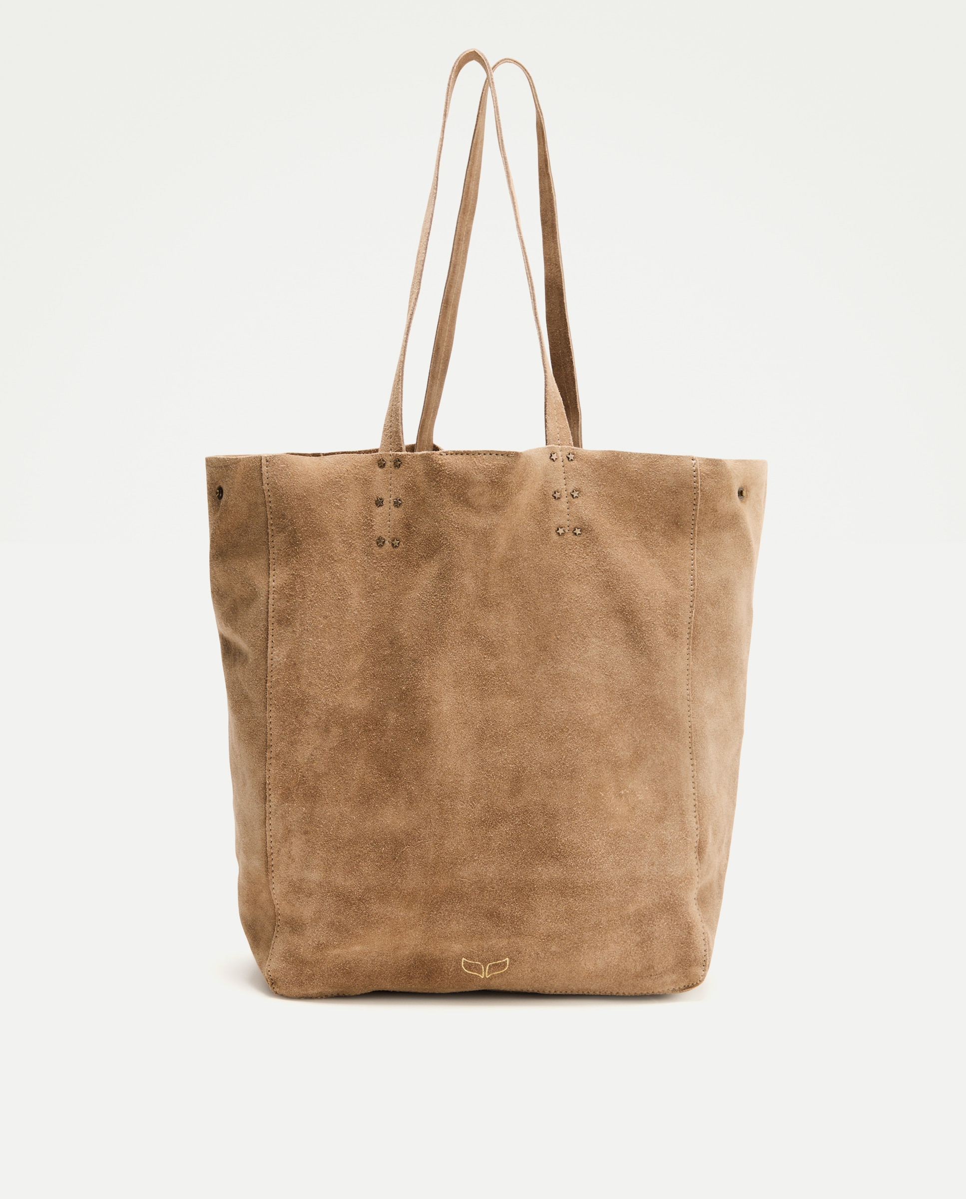 Mala Shopper em Pele Castanho-1