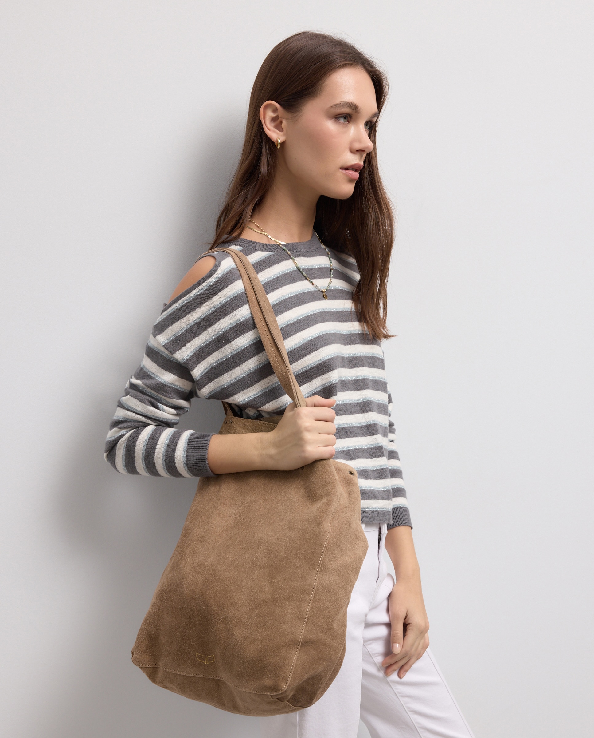 Mala Shopper em Pele Castanho-6