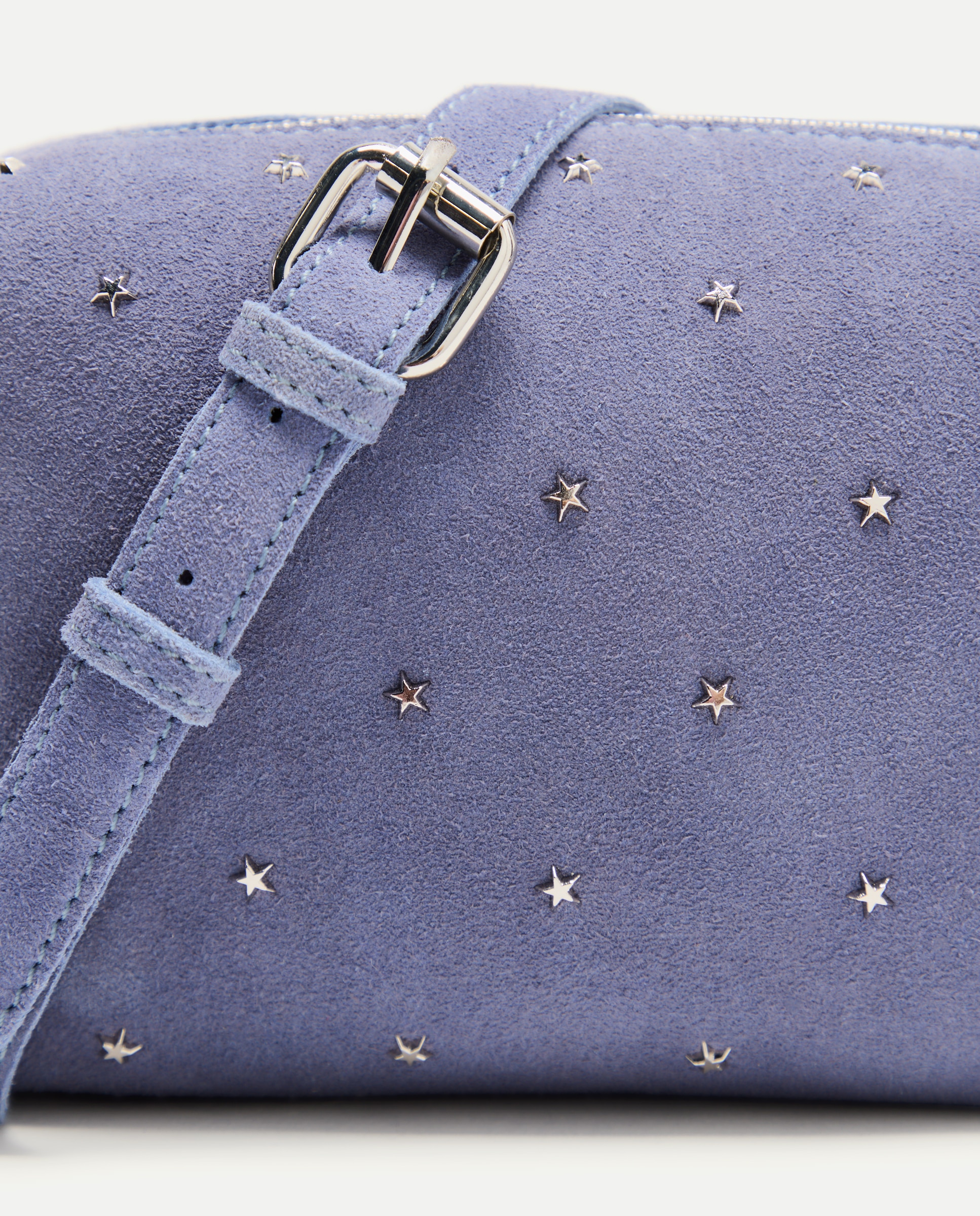 Mala em Pele Tipo Câmara com Estrelas 400 Azul-4