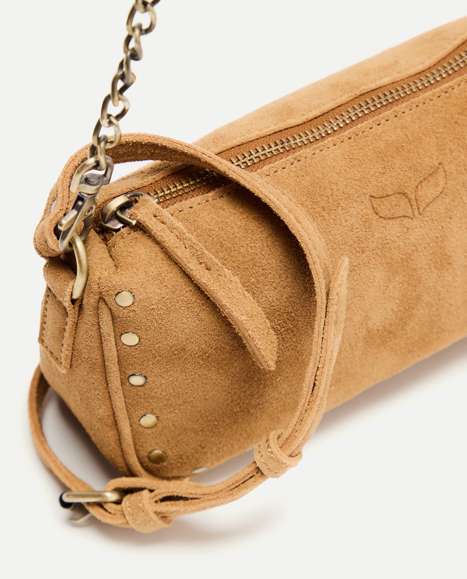 Mala a Tiracolo com Tachas Castanho-5