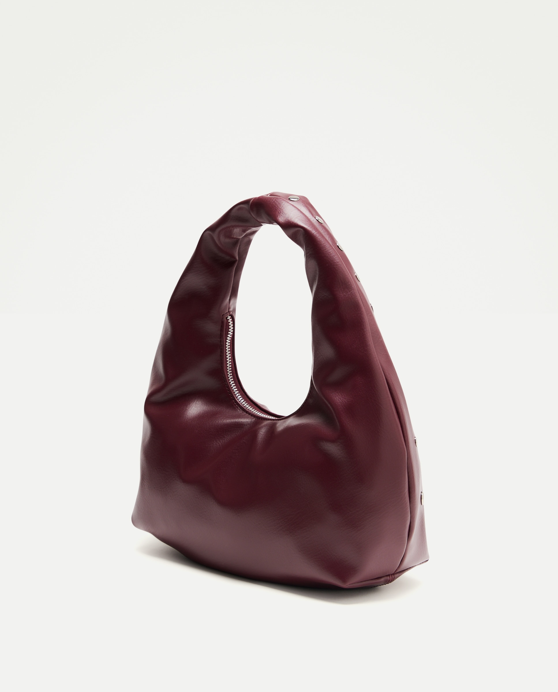 Bolso bandolera con tachas de mujer - Green Coast - Burdeos Burdeos-2