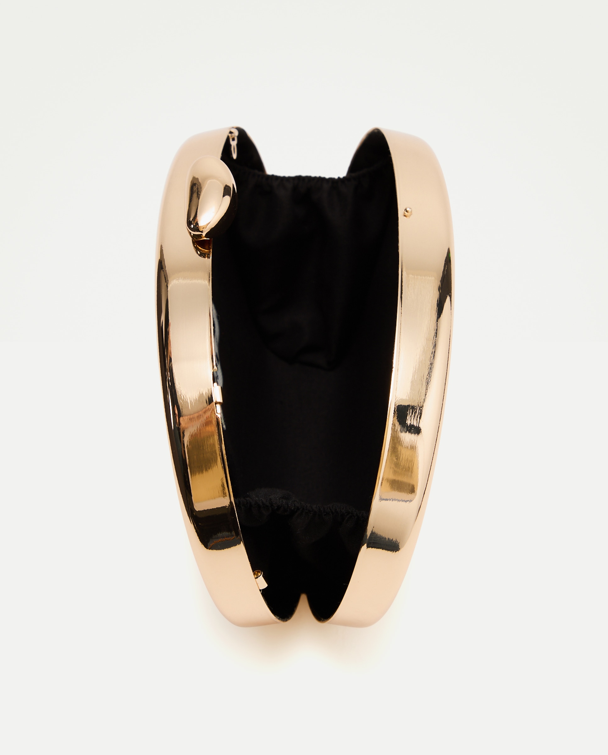 Mala Clutch Oval 390 Ouro-5