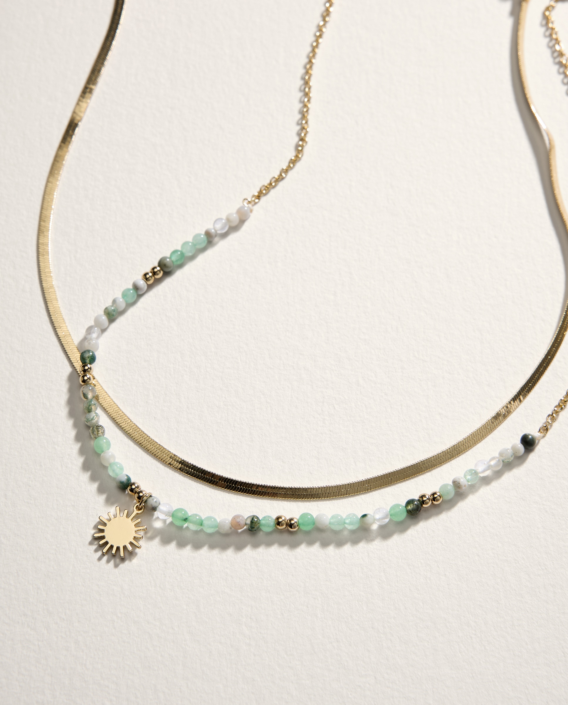 Imagem 0 de Pack de Correntes com Pedra Natural