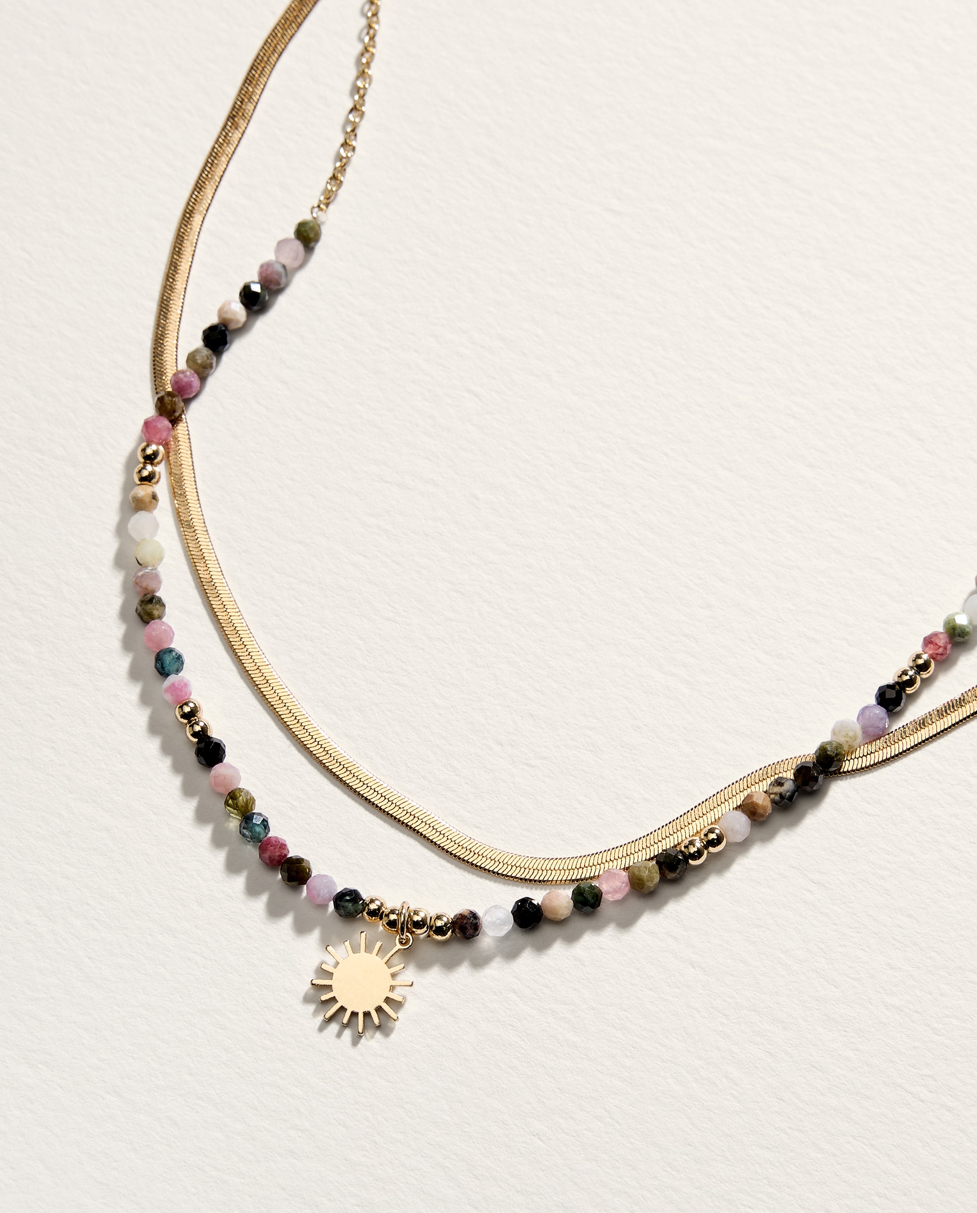 Imagem 0 de Pack de Correntes com Pedra Natural