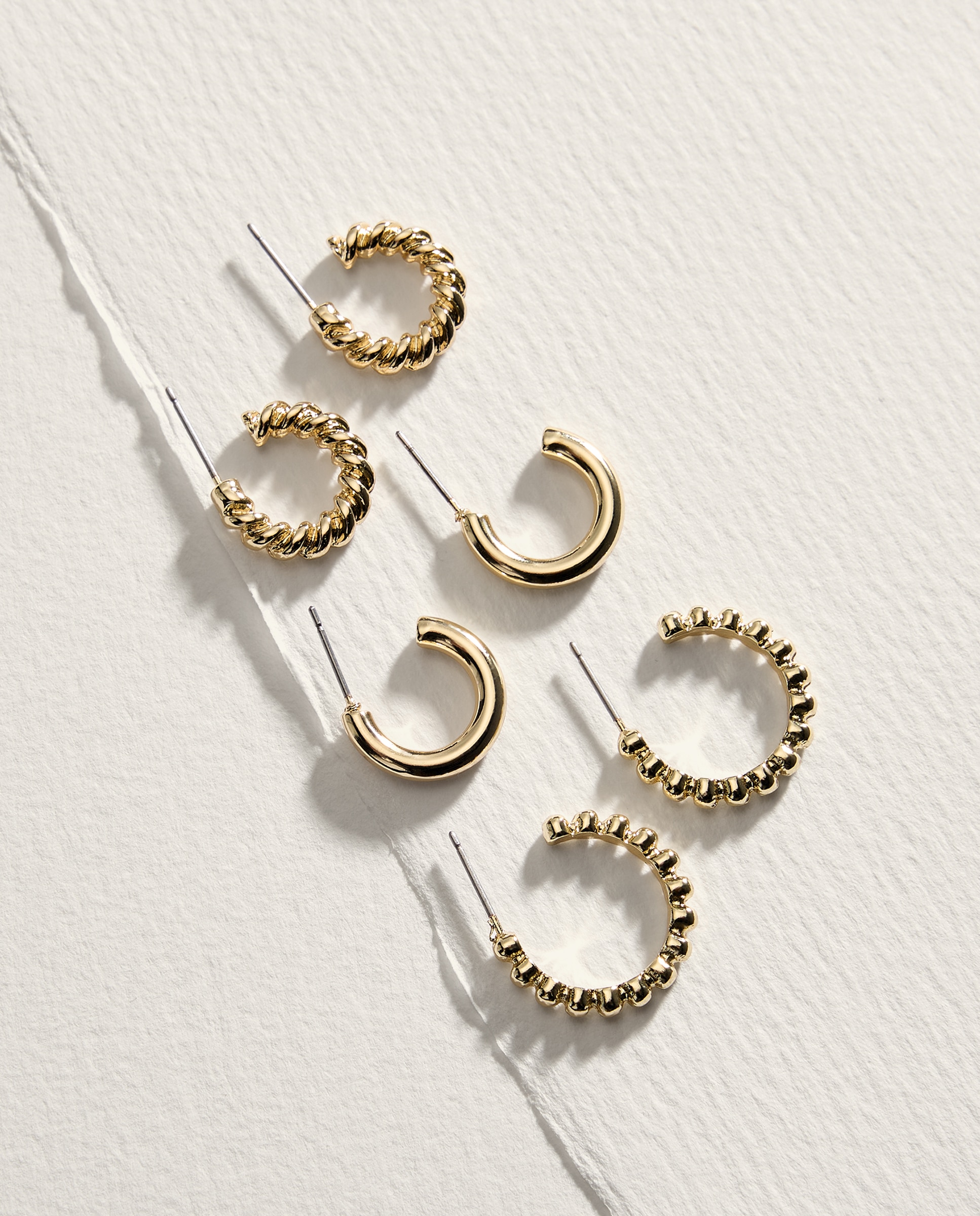 Imagem 0 de Pack de 3 Brincos de Argola