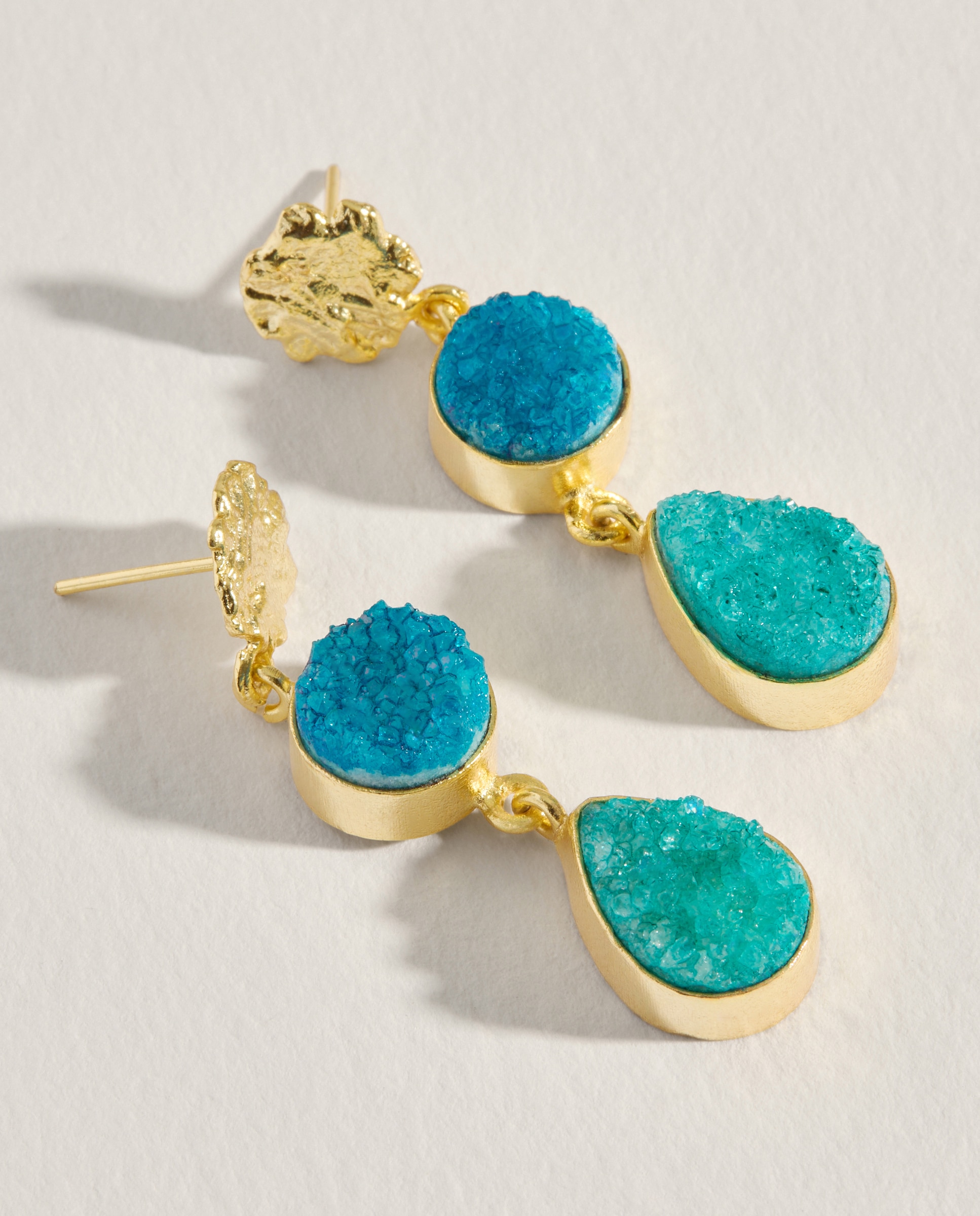 Brincos de Pedras 390 Ouro-2