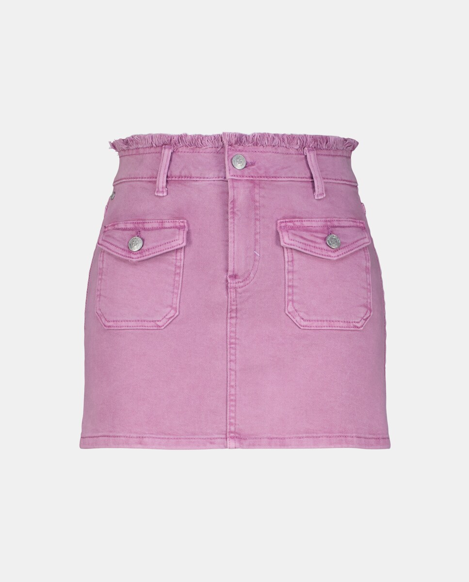 Minissaia com Bolso à Frente 284 Lilás-4