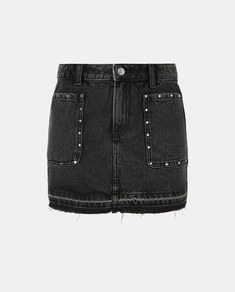 Minissaia Carpenter com Tachas Preto-4