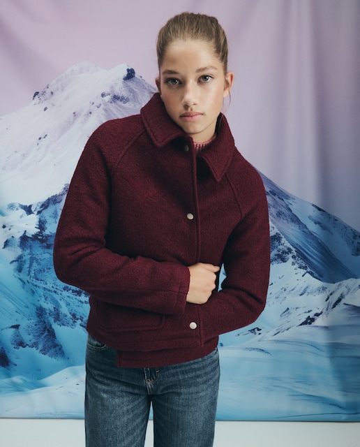 Imagen 0 de Chaqueta pelo lisa de mujer