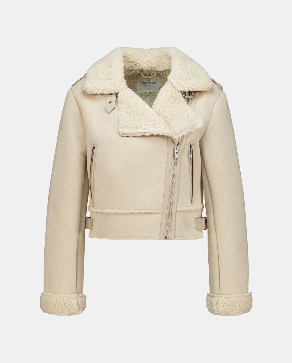 Blusão de Dupla Face Liso 120 Cru-5