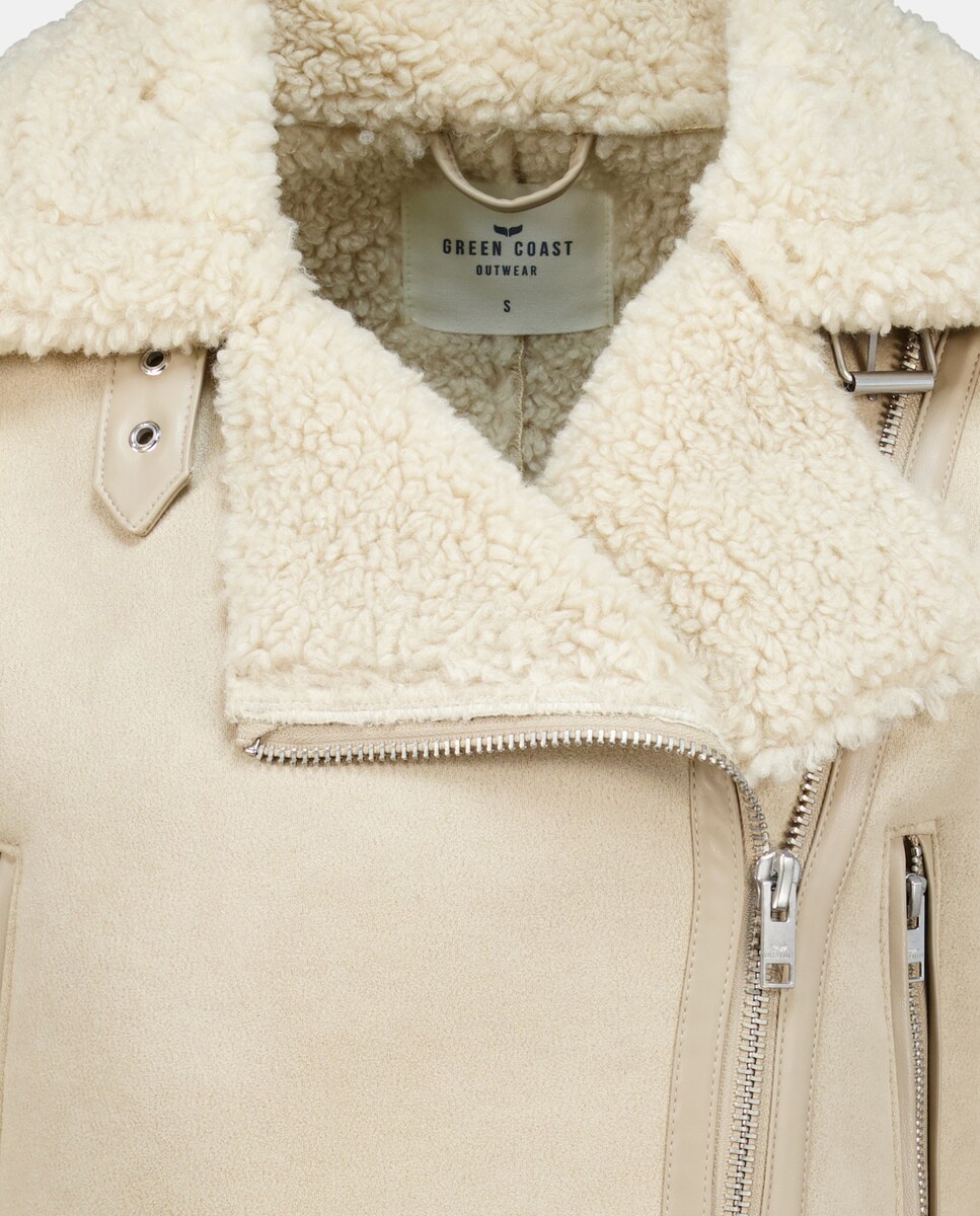 Blusão de Dupla Face Liso 120 Cru-6