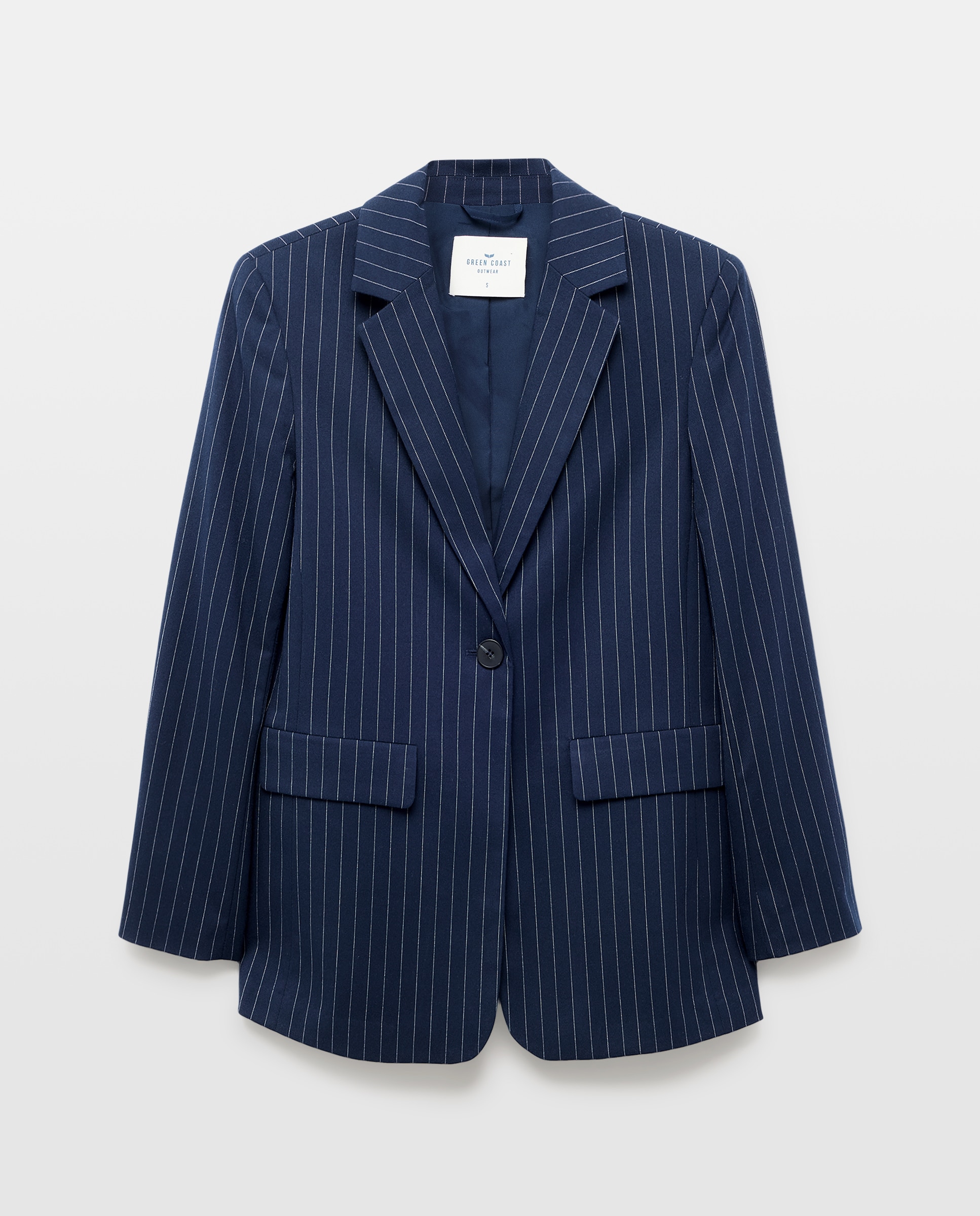 Blazer aos Quadrados Azul-marinho-5
