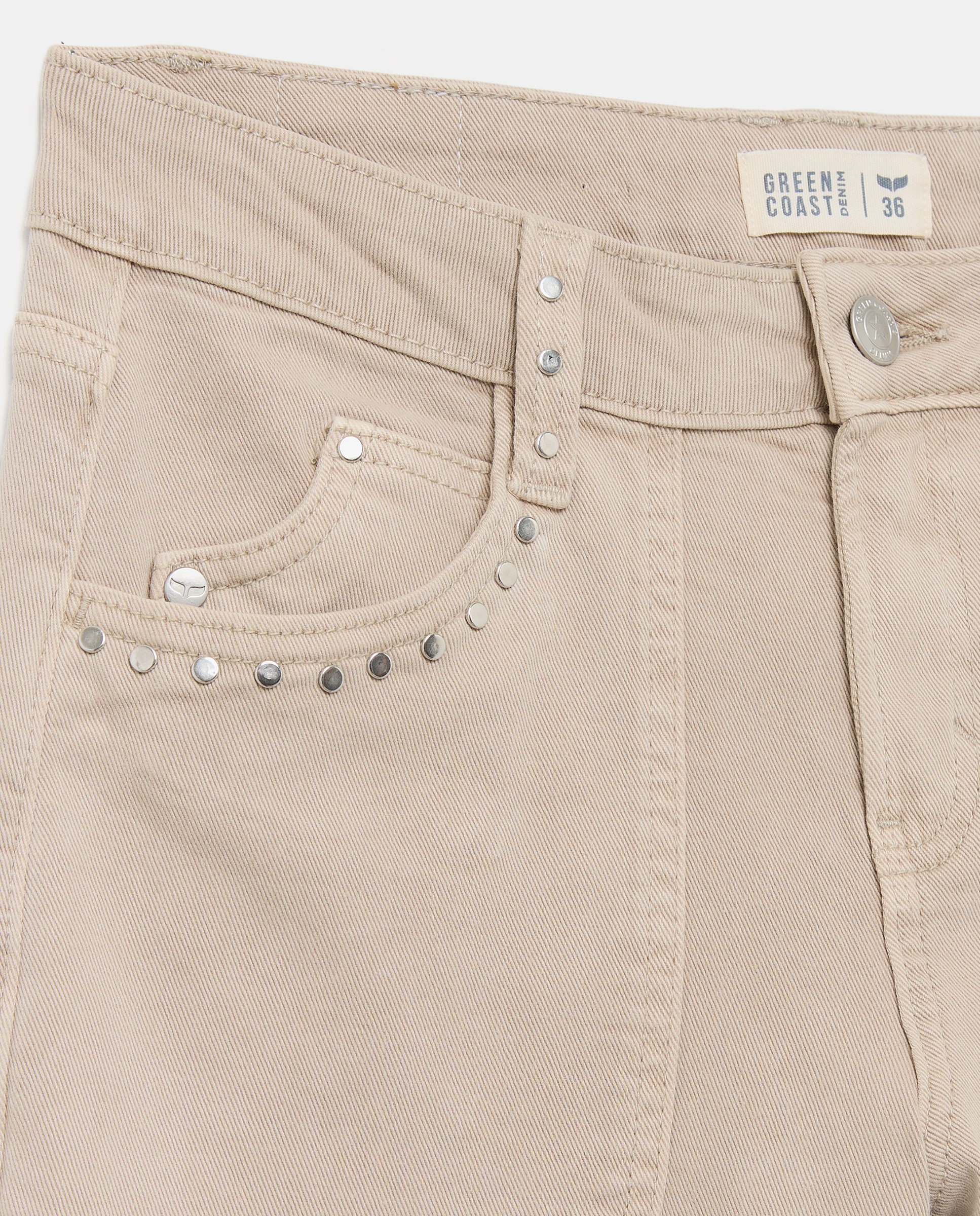 Imagen 5 de Pantalón de mujer wideleg carpintero - Green Coast - 850 Piedra 850 Piedra