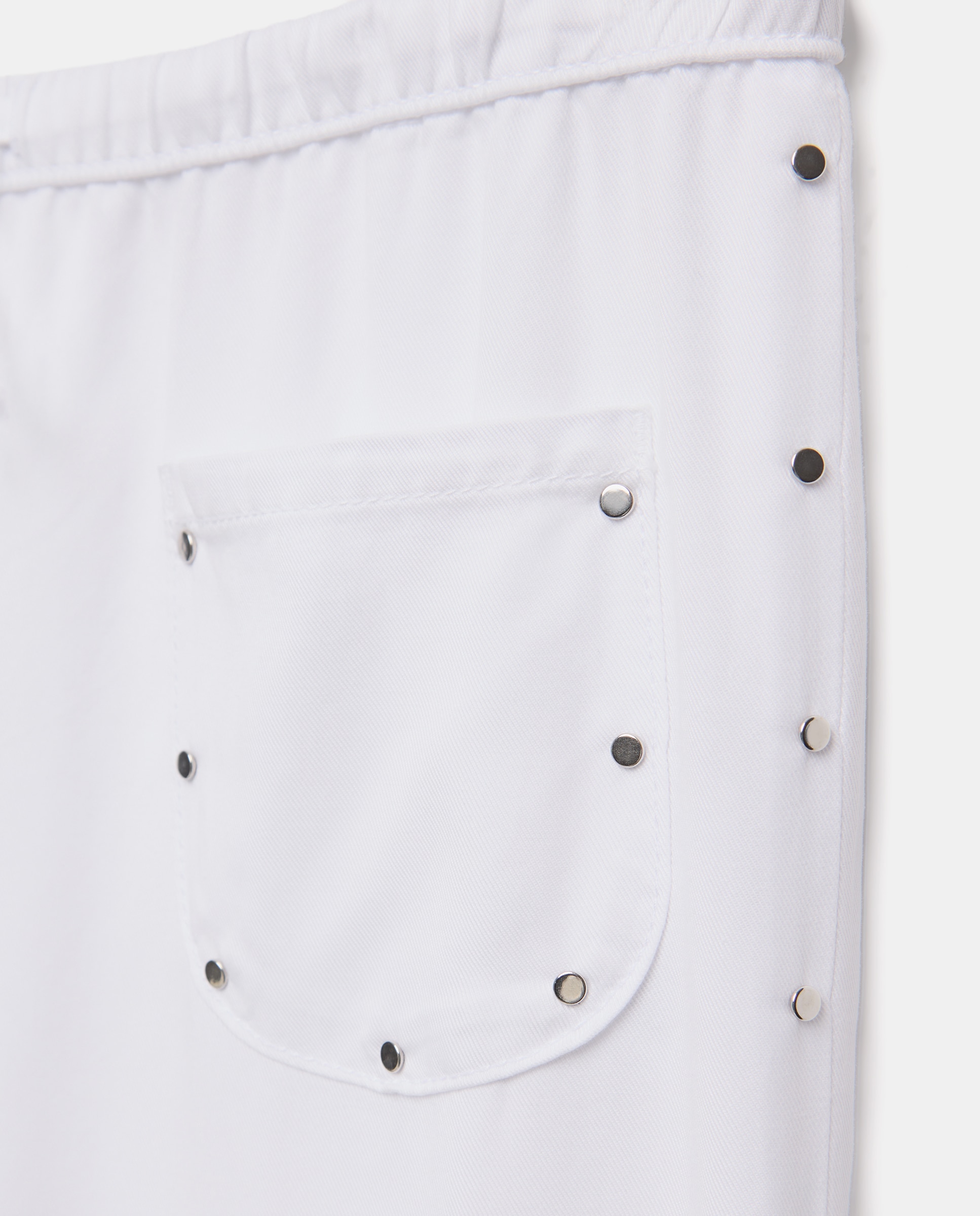 Imagen 5 de Pantalón gomas de mujer con tachas - Green Coast - Blanco Blanco