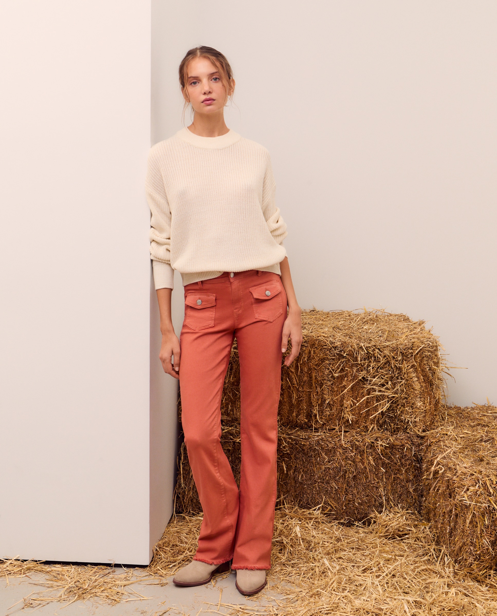 Imagem 0 de Jeans à Boca de Sino Flat