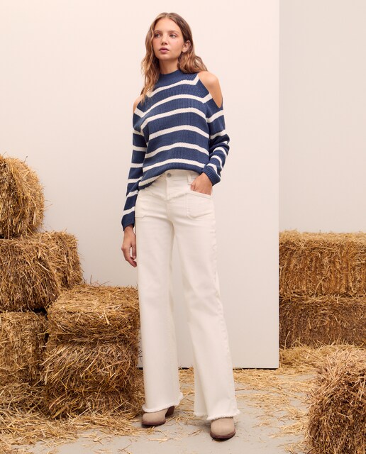 Imagen 0 de Pantalón de mujer con flecos