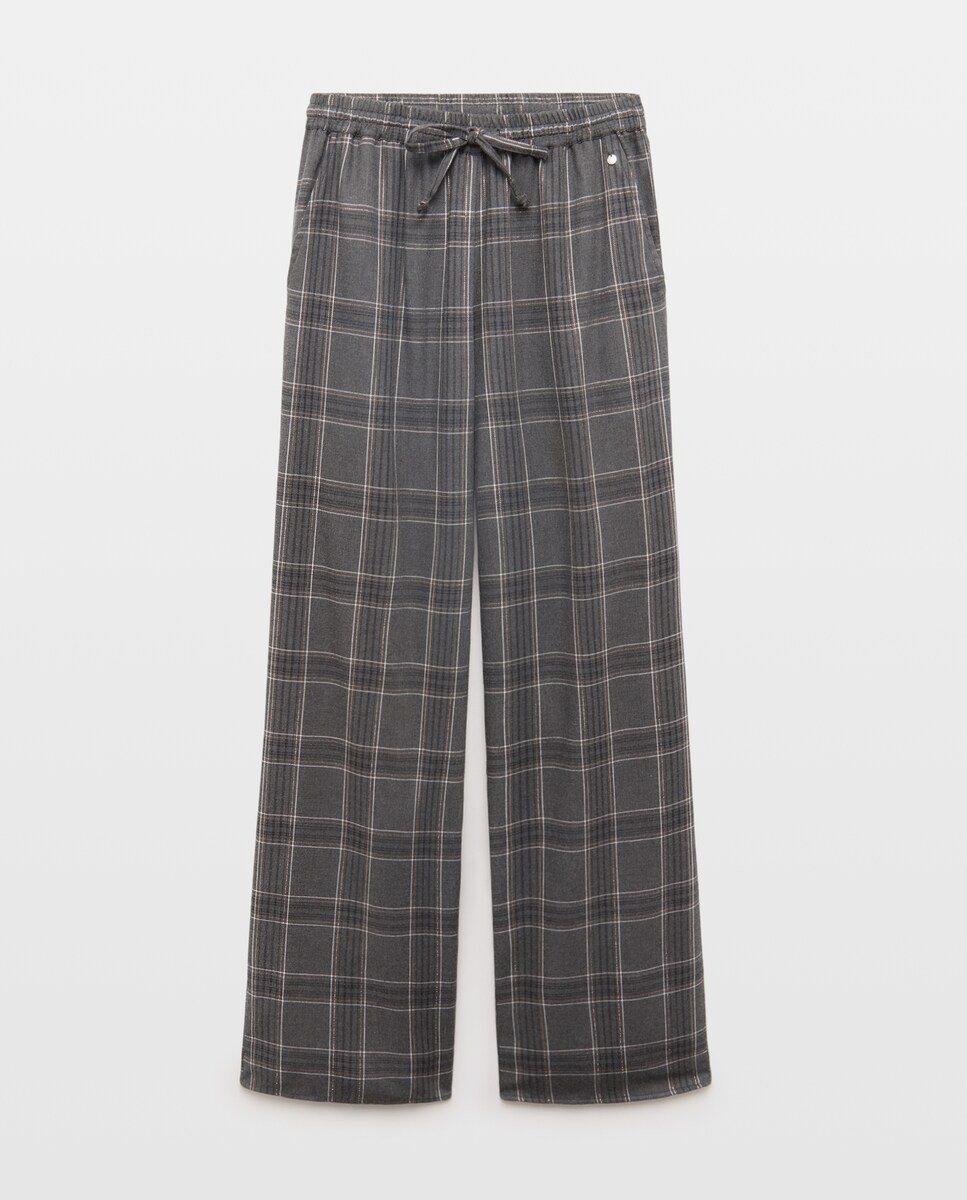 Imagen 0 de Pantalón cuadros de mujer 820 Gris medio