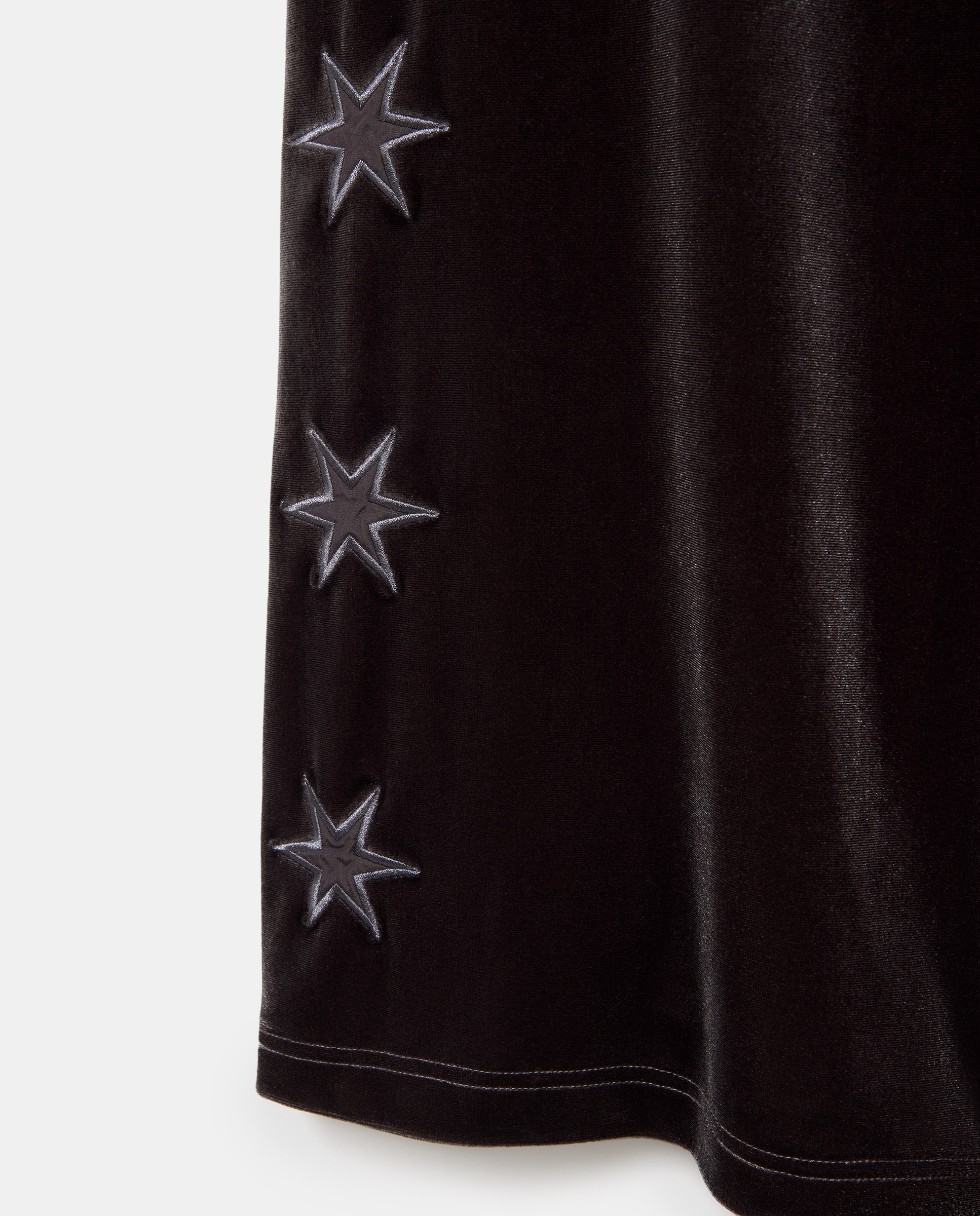 Pantalón velvet estrellas mujer - Green Coast - 820 Gris medio 820 Gris medio-5