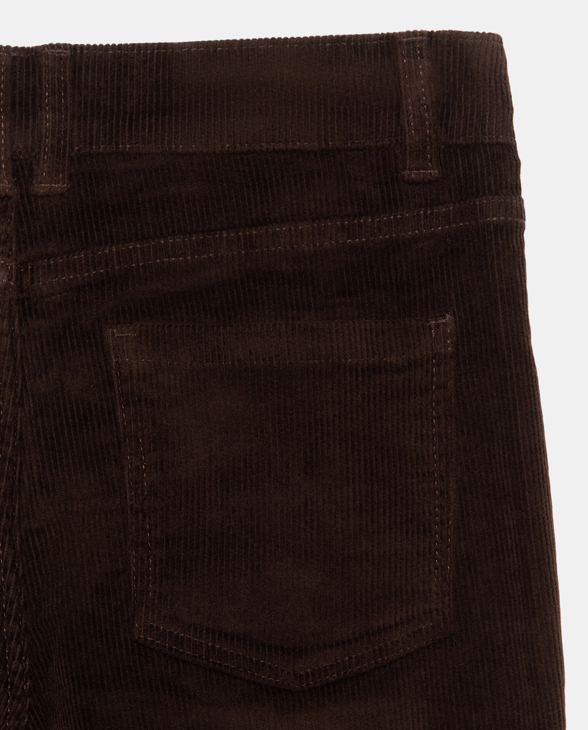 Pantalón campana strass pana mujer - Green Coast - Marrón Marrón-5
