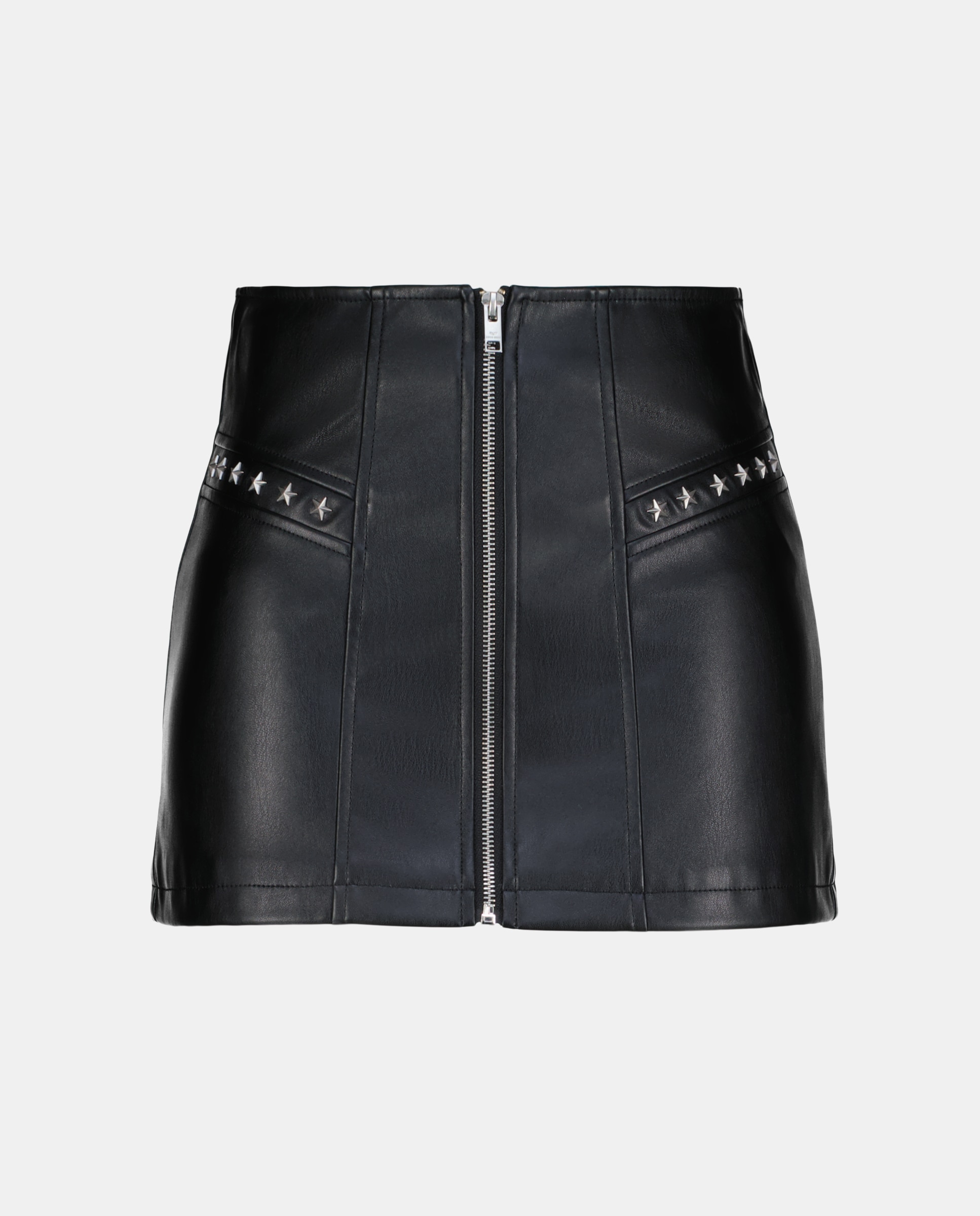 Saia Curta com Tachas Preto-4