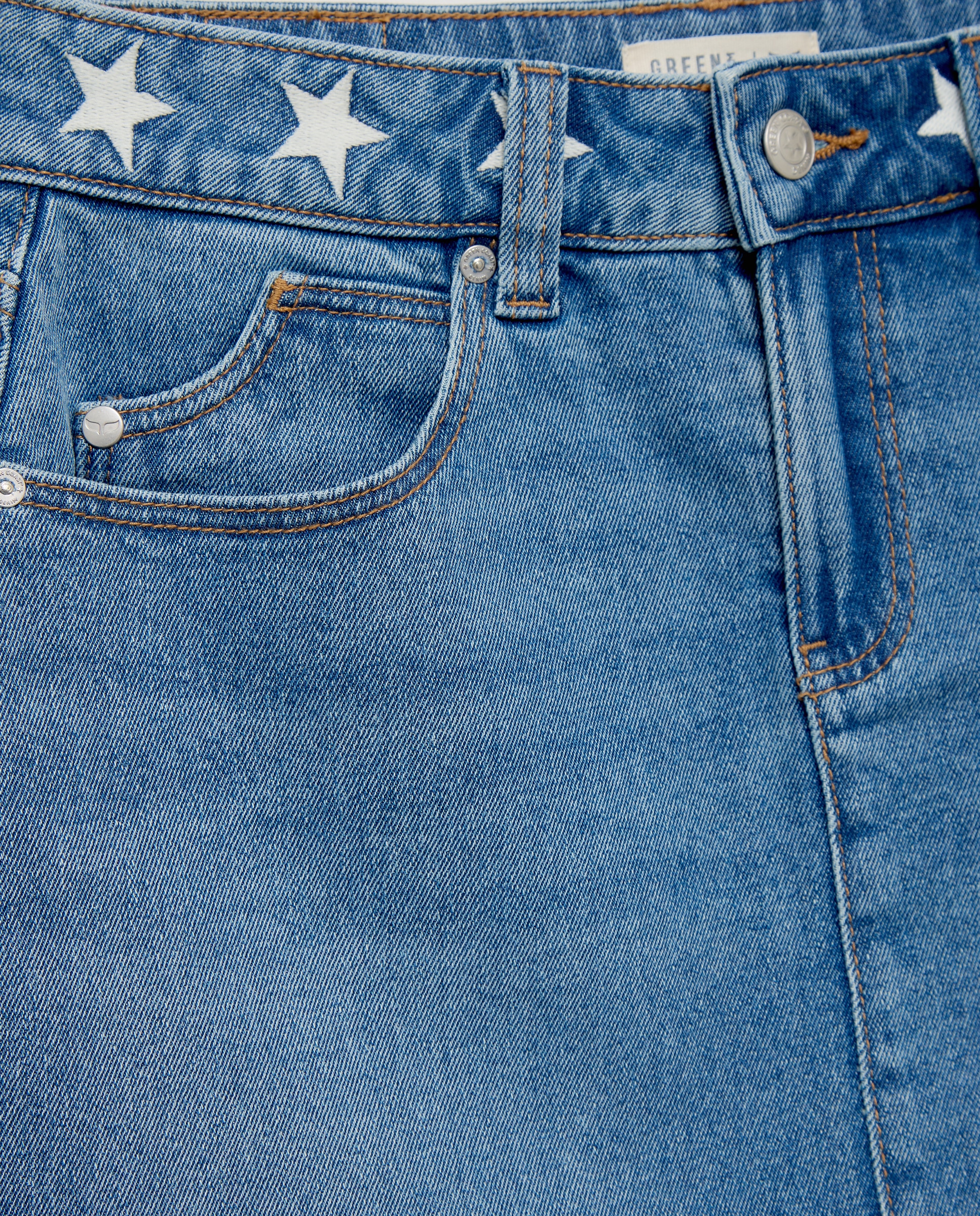Imagen 5 de Falda mini denim - Green Coast - Azul pálido Azul pálido