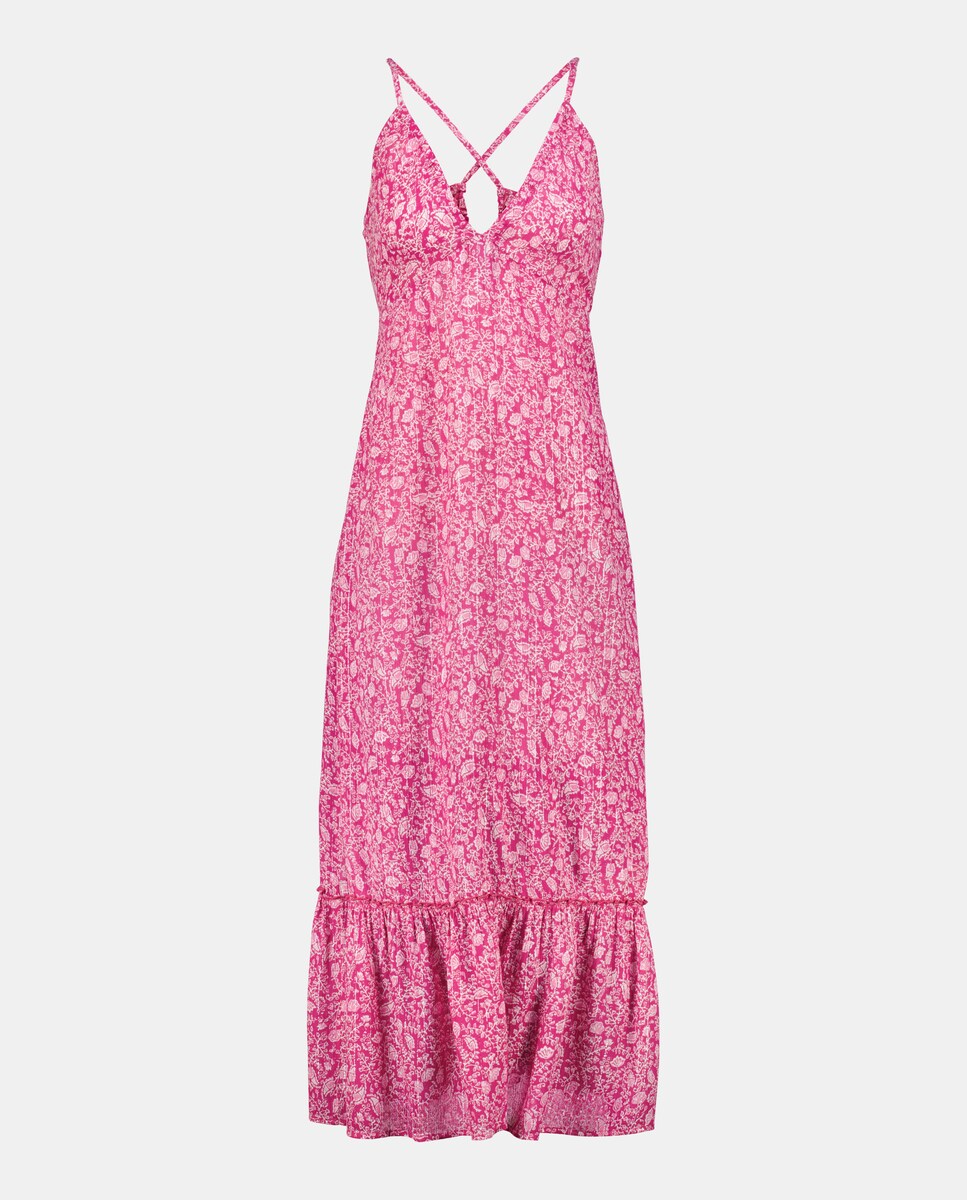 Vestido Comprido com Decote Halter Buganvília-4