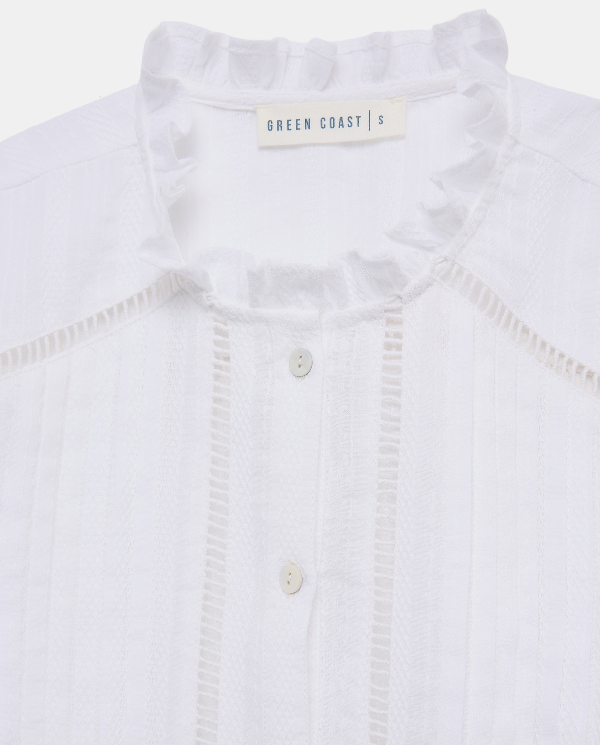 Blusa com Detalhes de Entremeio Branco-marfim-5