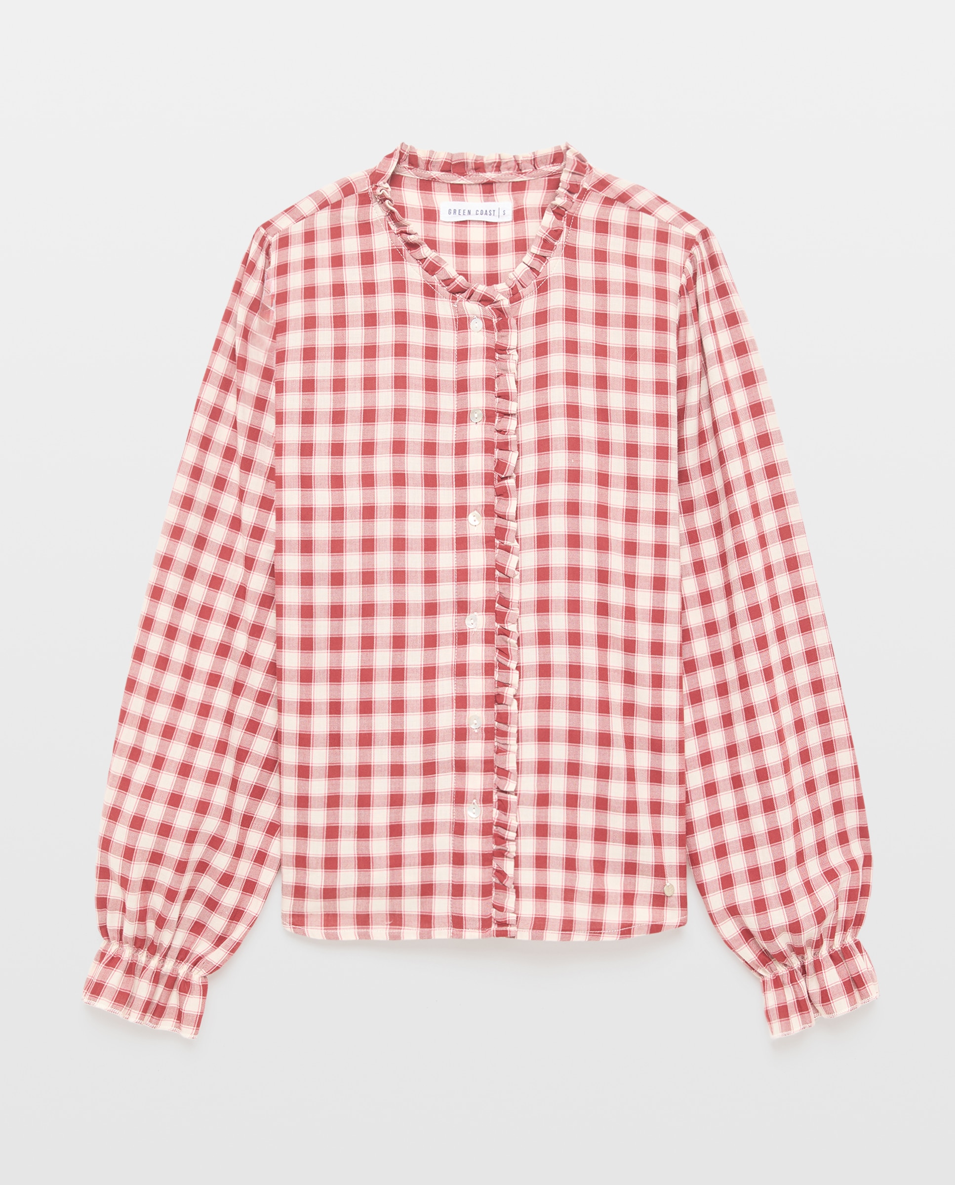 Imagem 0 de Blusa em Vilela com Folho