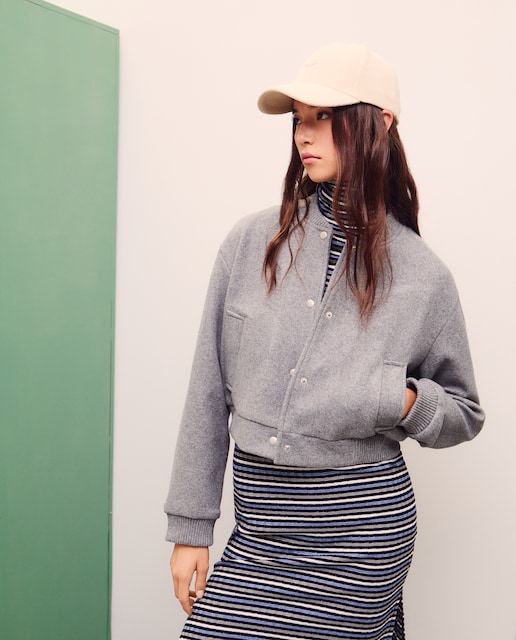 Imagen 0 de Cazadora bomber de mujer paño