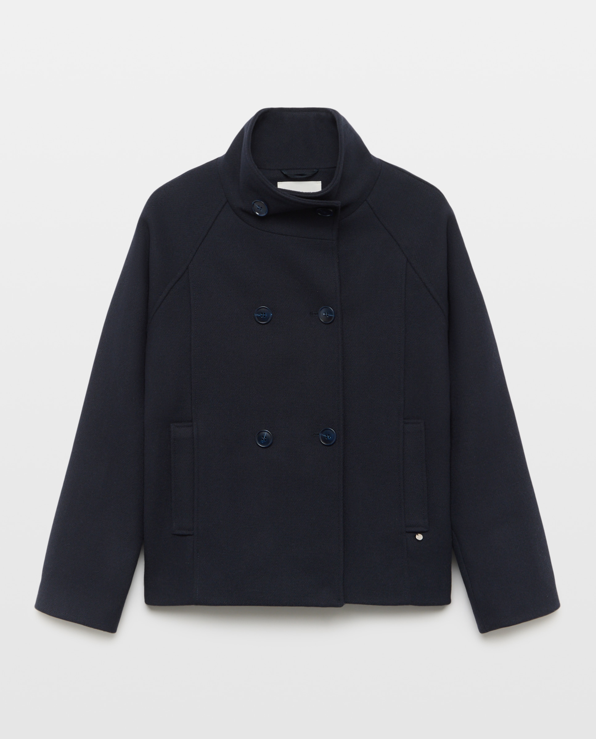 Chaqueta paño chimenea de mujer - Green Coast - Azul marino Azul marino-5