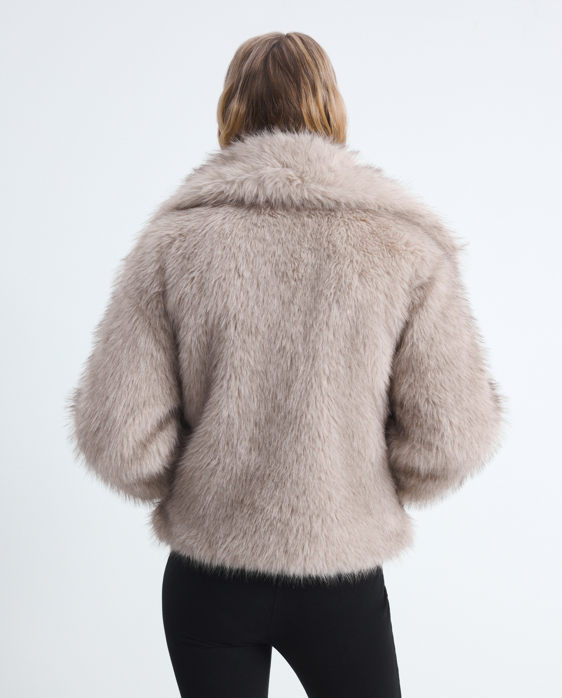 Imagen 3 de Chaquetón de mujer pelo cuello xl - Green Coast - 120 Crudo 120 Crudo