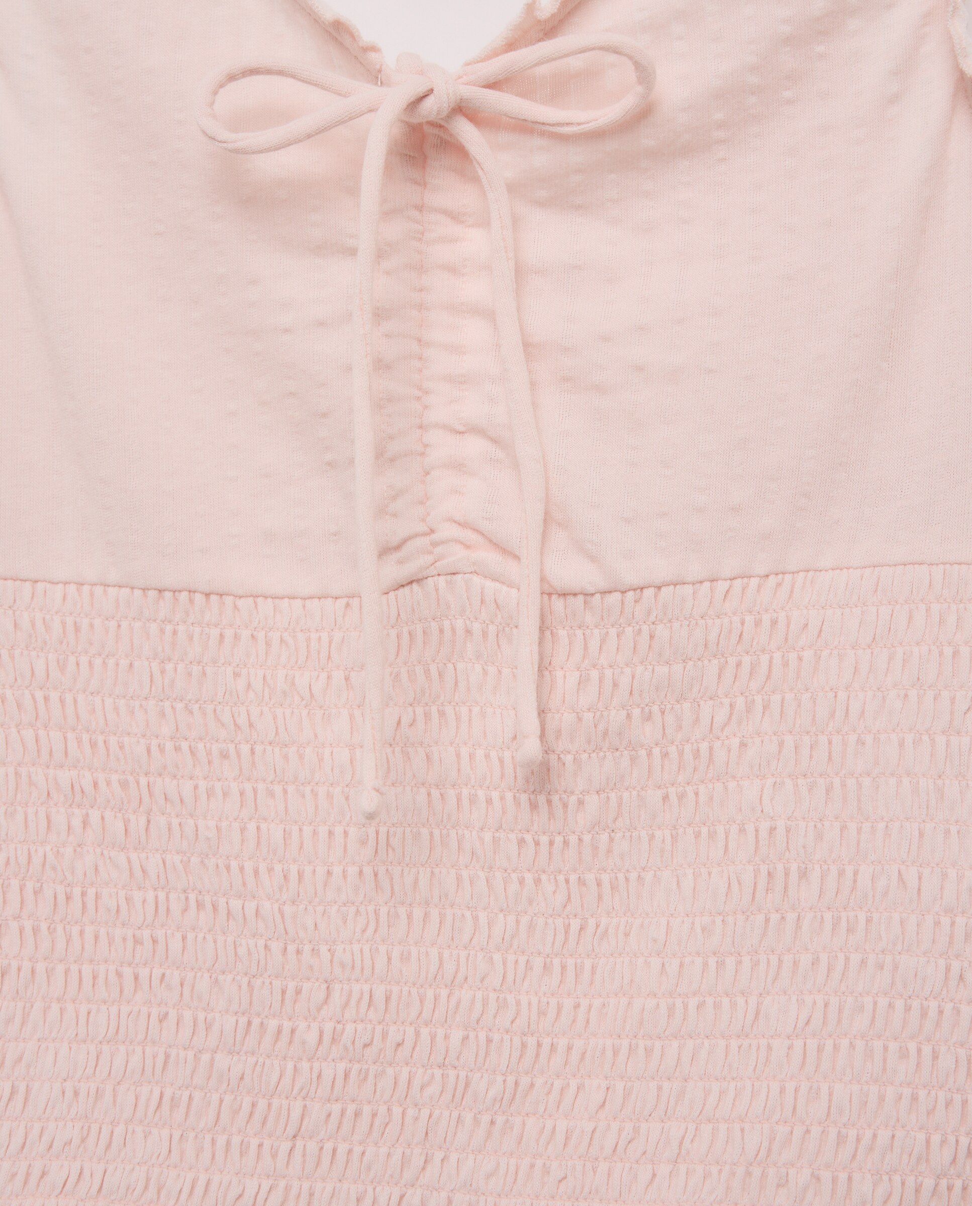 Imagen 5 de Camiseta top de mujer sin mangas con nido abeja en cintura - Green Coast - 260 Salmón 260 Salmón