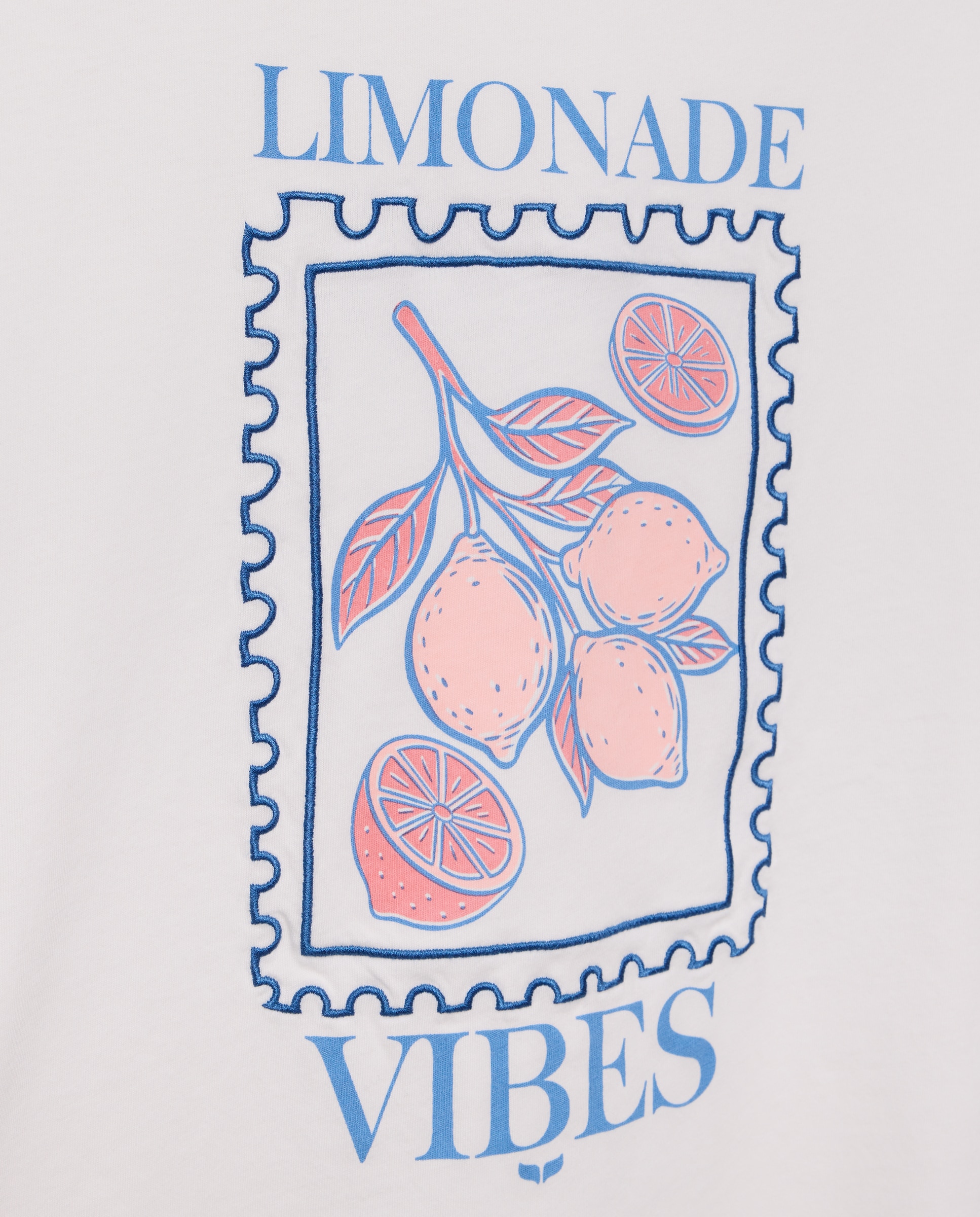 Camiseta de mujer con print frontal en espalda - Green Coast - Blanco roto Blanco roto-6