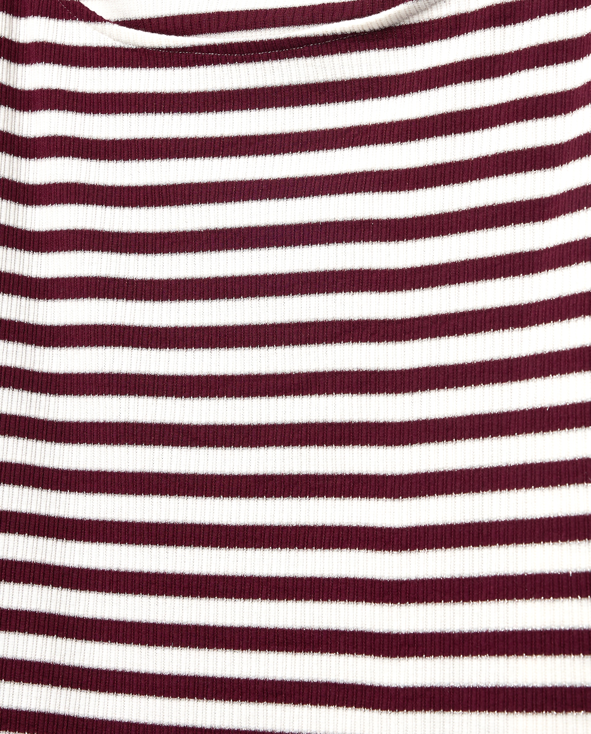 Camisola de Manga Comprida com Ombro Caído Vermelho-5