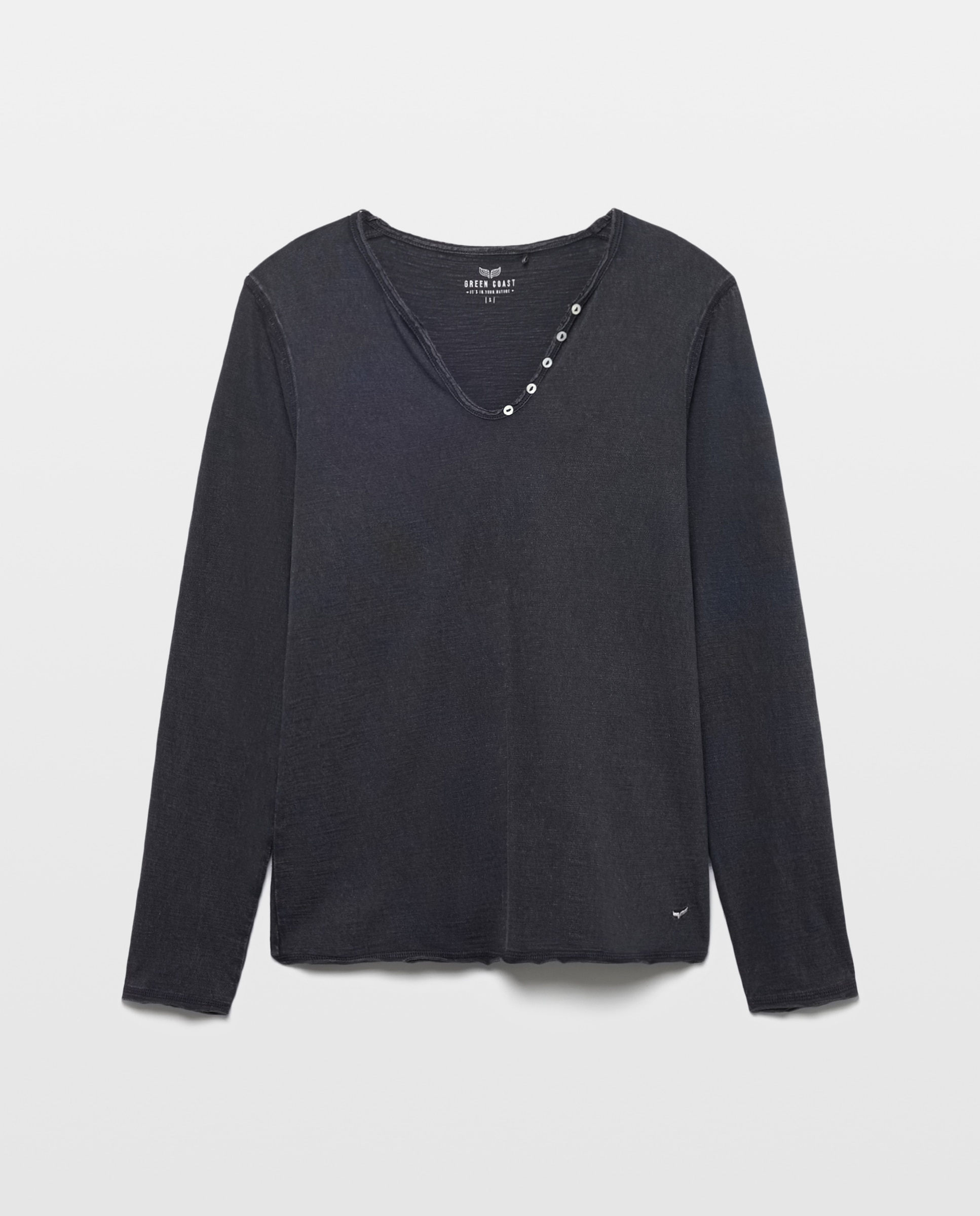 Imagem 0 de Camisola de Manga Comprida com Botões e Strass