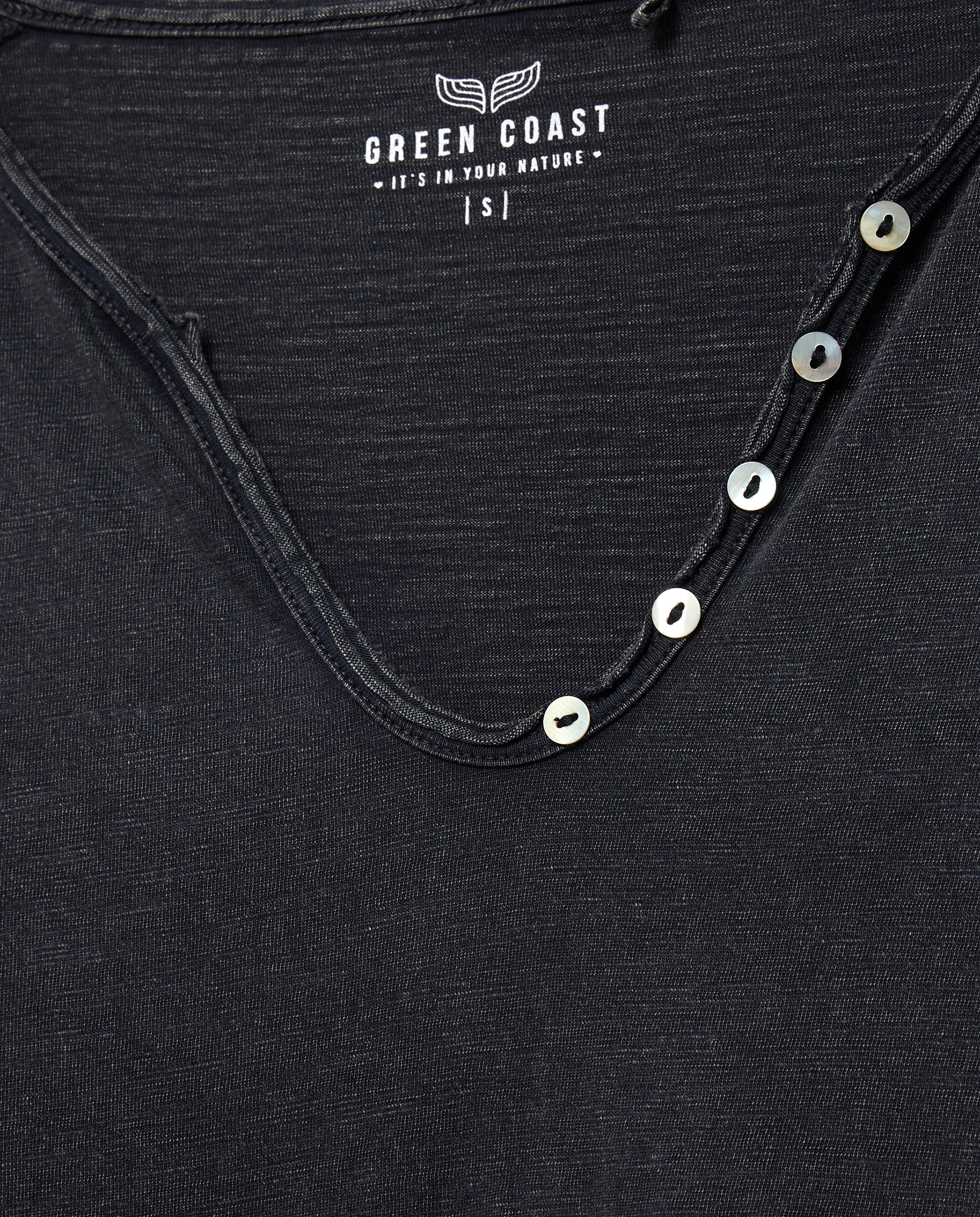Camisola de Manga Comprida com Botões e Strass 830 Antracite-2