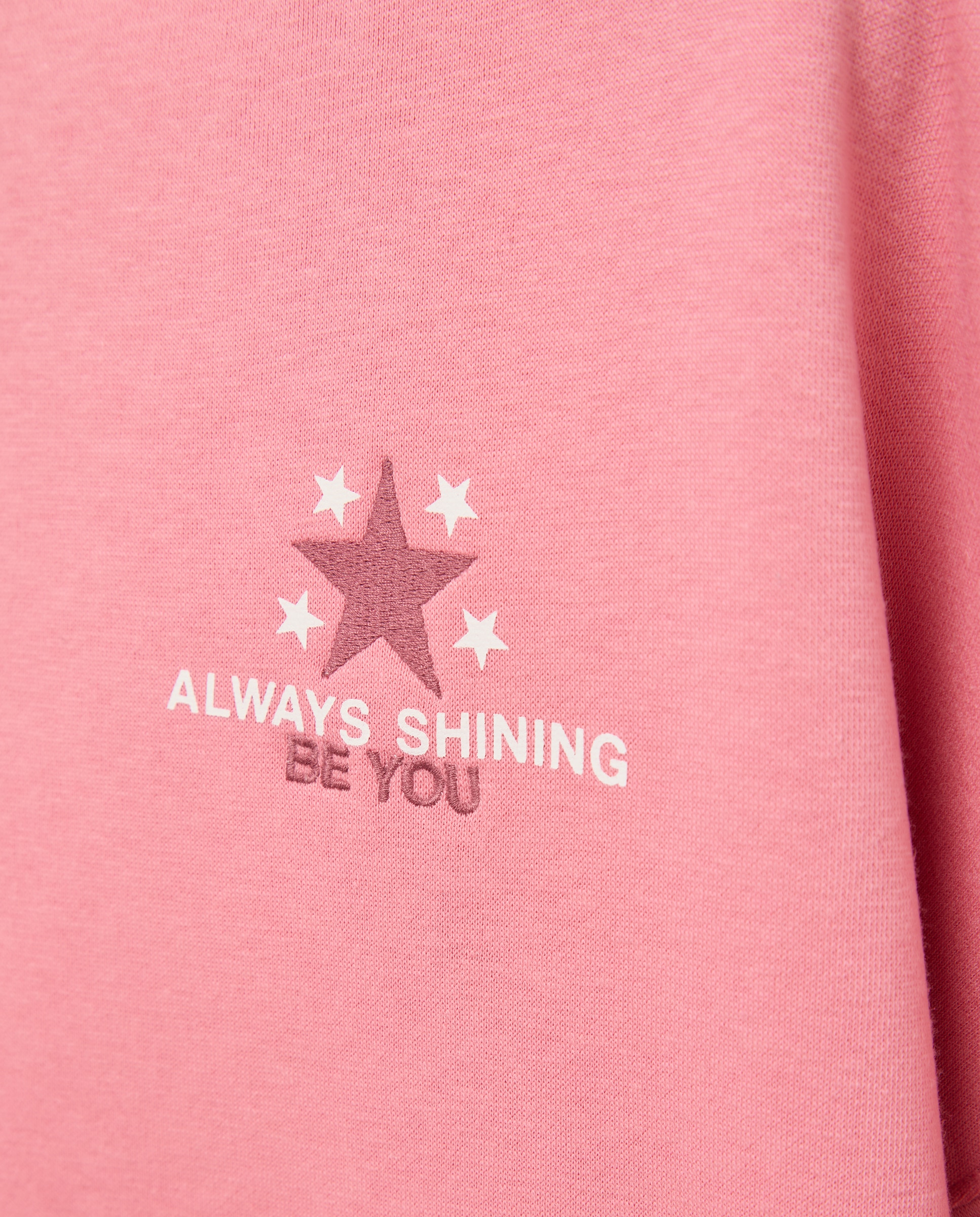 Sudadera hoodie oversize de mujer con print - Green Coast - 200 Rosa 200 Rosa-6