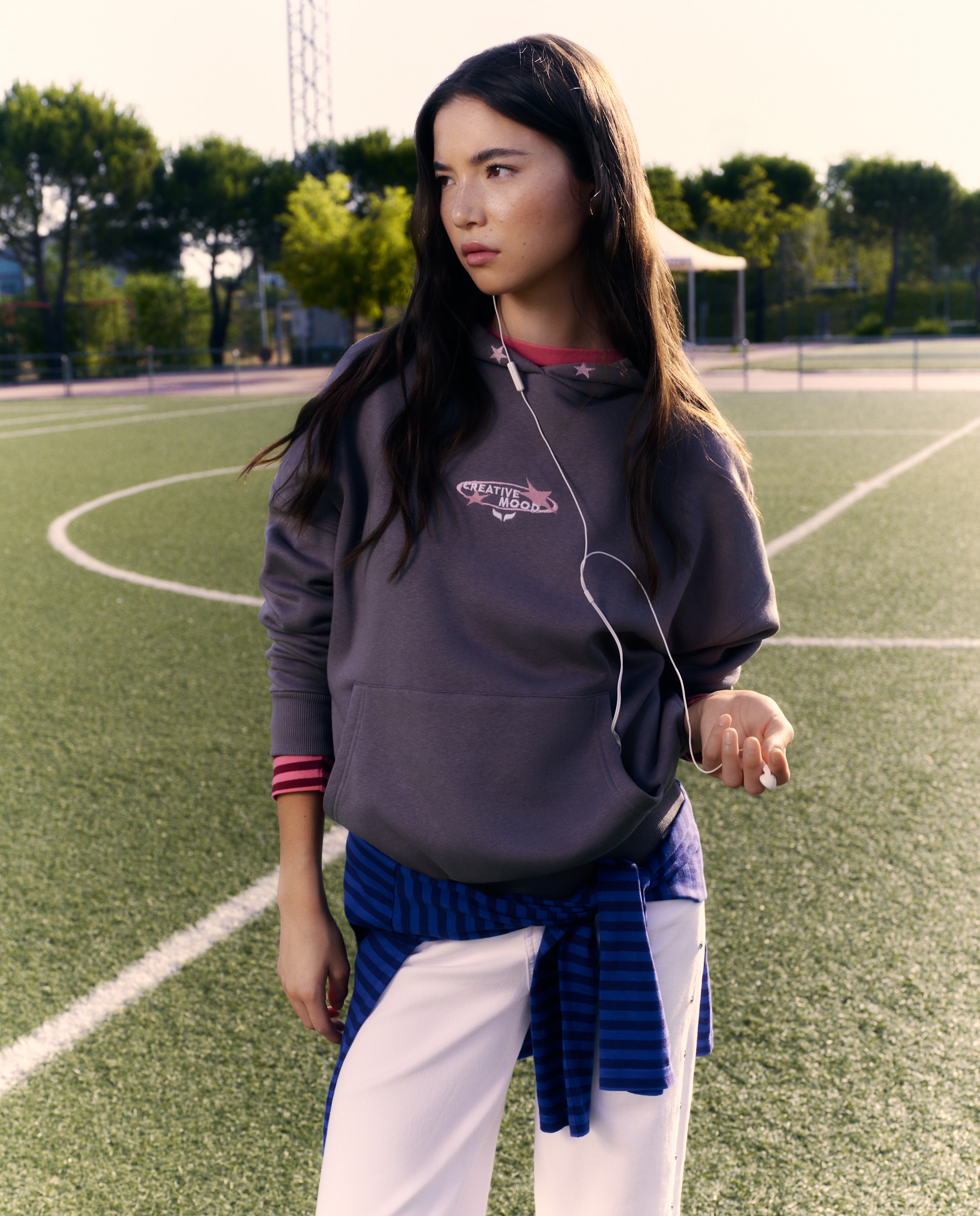 Imagem 0 de Sweatshirt Hoodie Oversize com Estampado