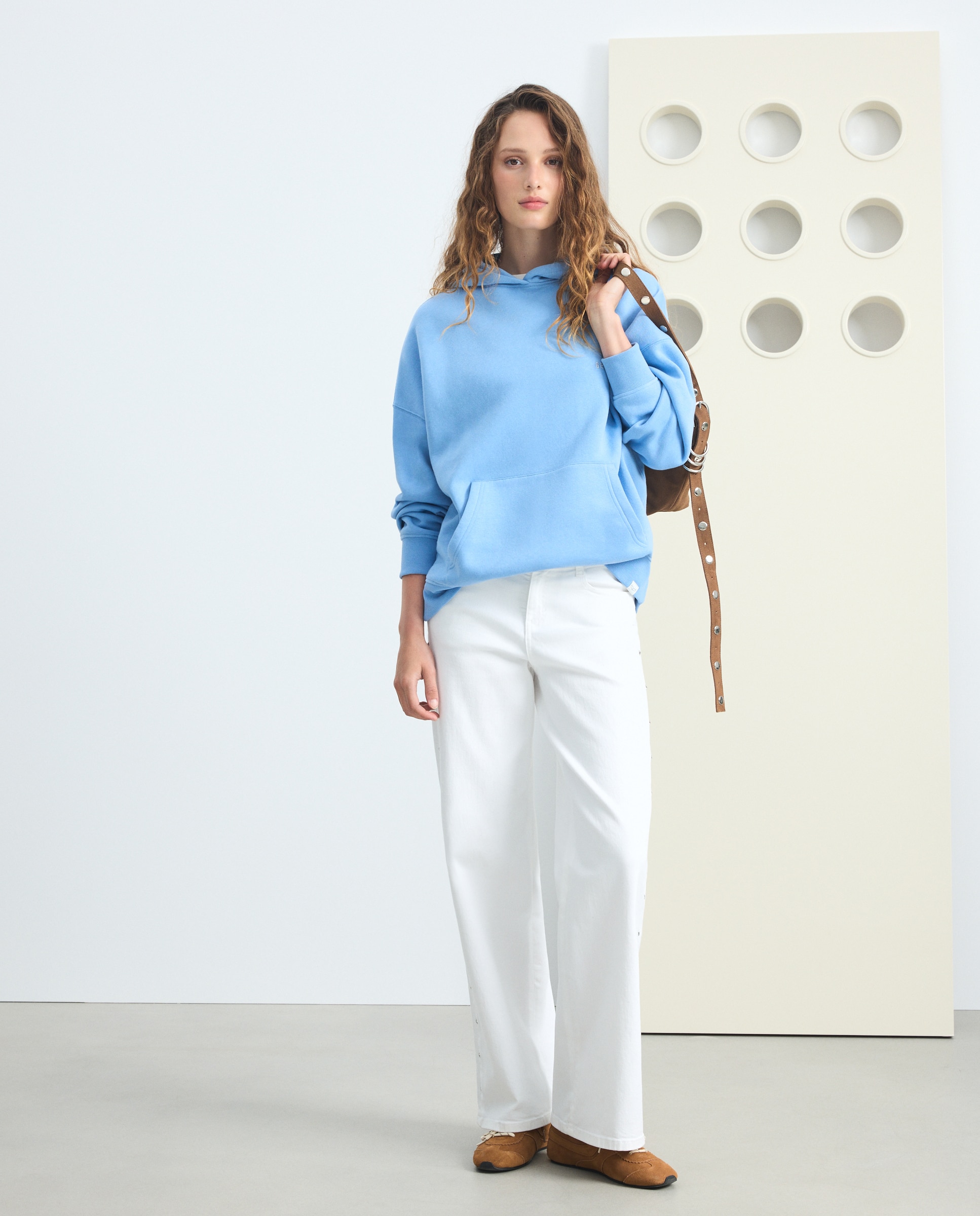 Imagem 0 de Sweatshirt Oversize com Logótipo
