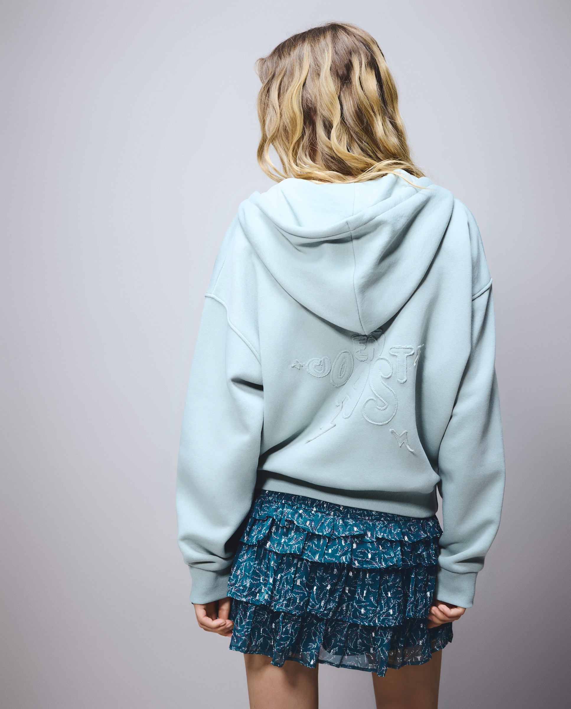 Sweatshirt Aberta com Logótipo de Estrela Sabão-3
