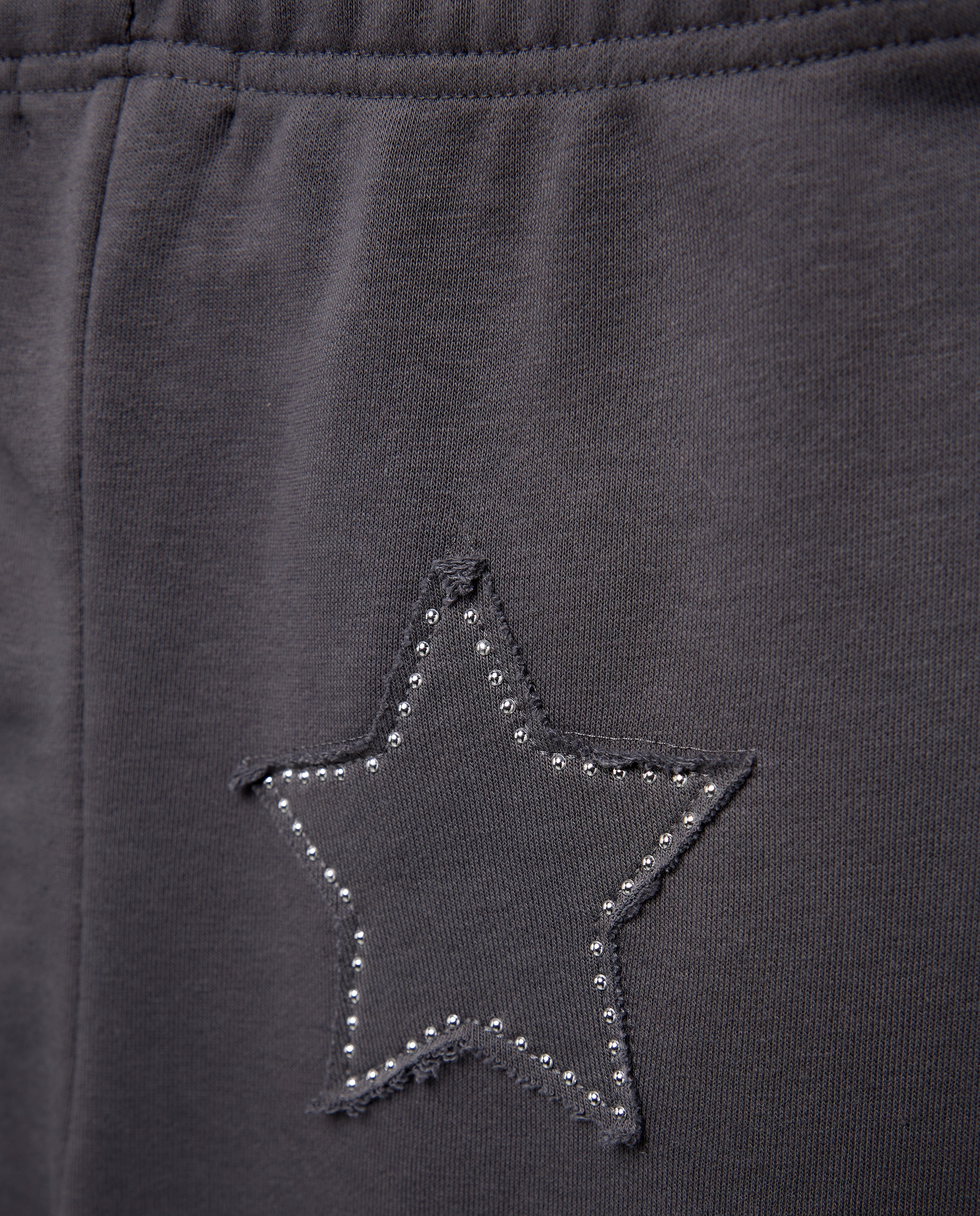 Calças de Felpa com Estampado de Estrelas 830 Antracite-6