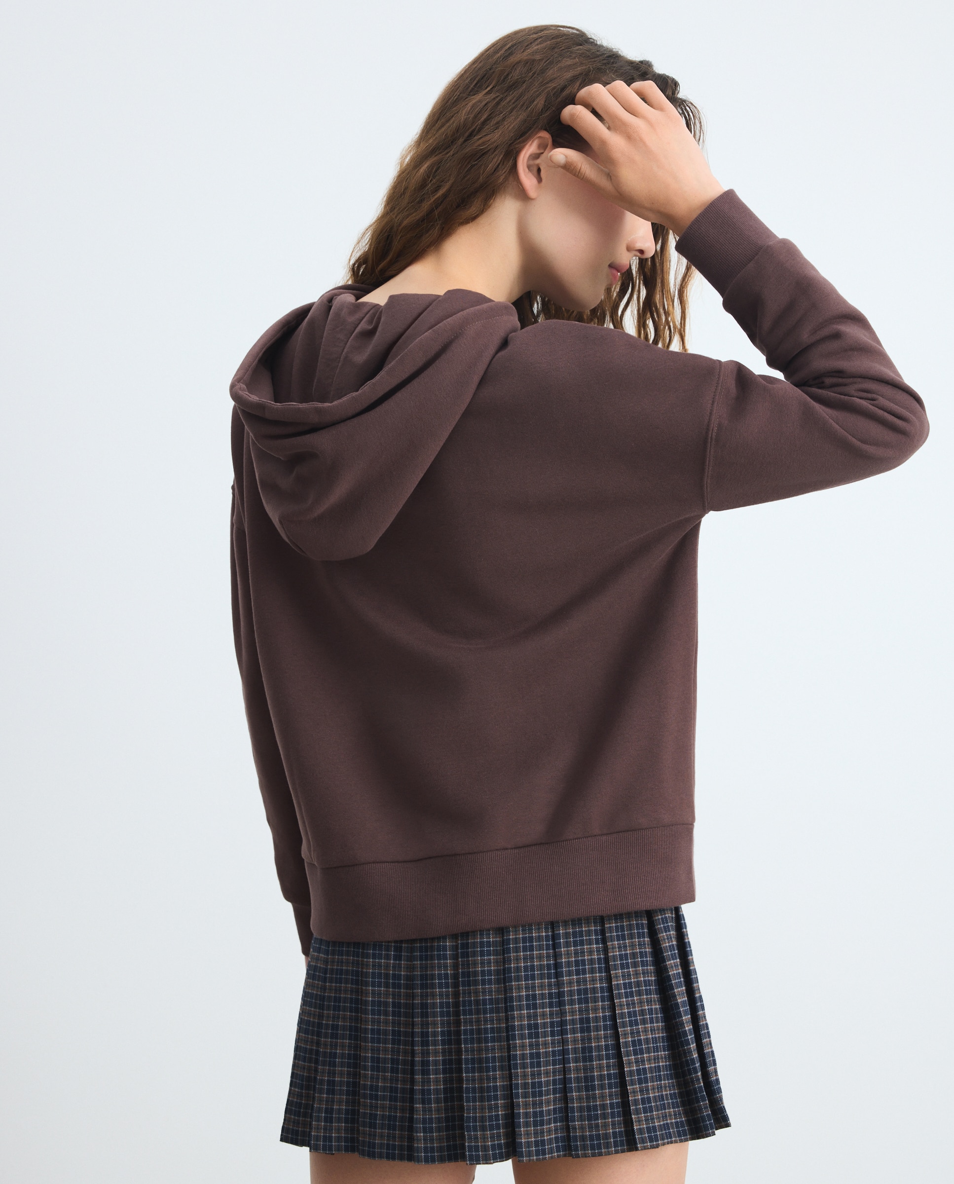 Sweatshirt Hoodie com Fox Terrier Chocolate-3
