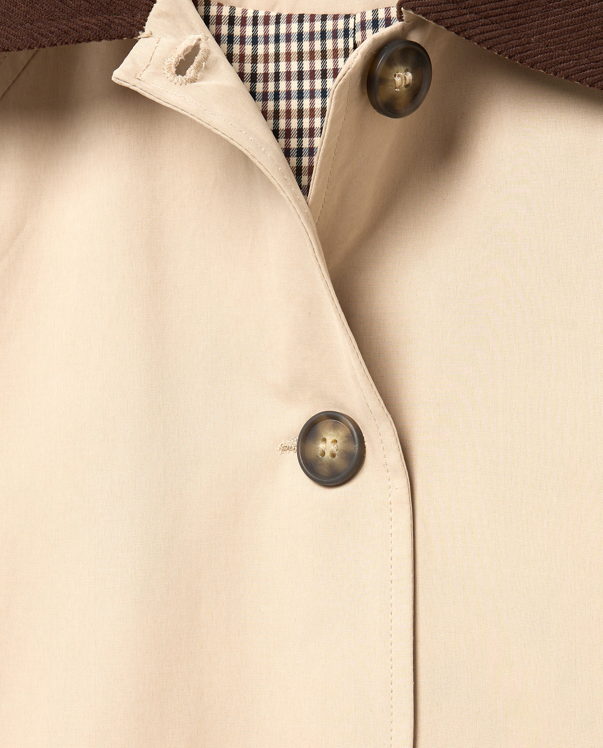 Gabardine Comprida Bege-6