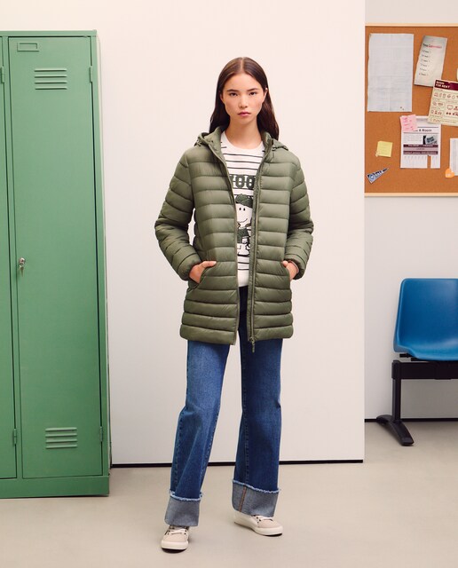 Imagem 0 de Casaco Acolchoado Ligeiro Comprido