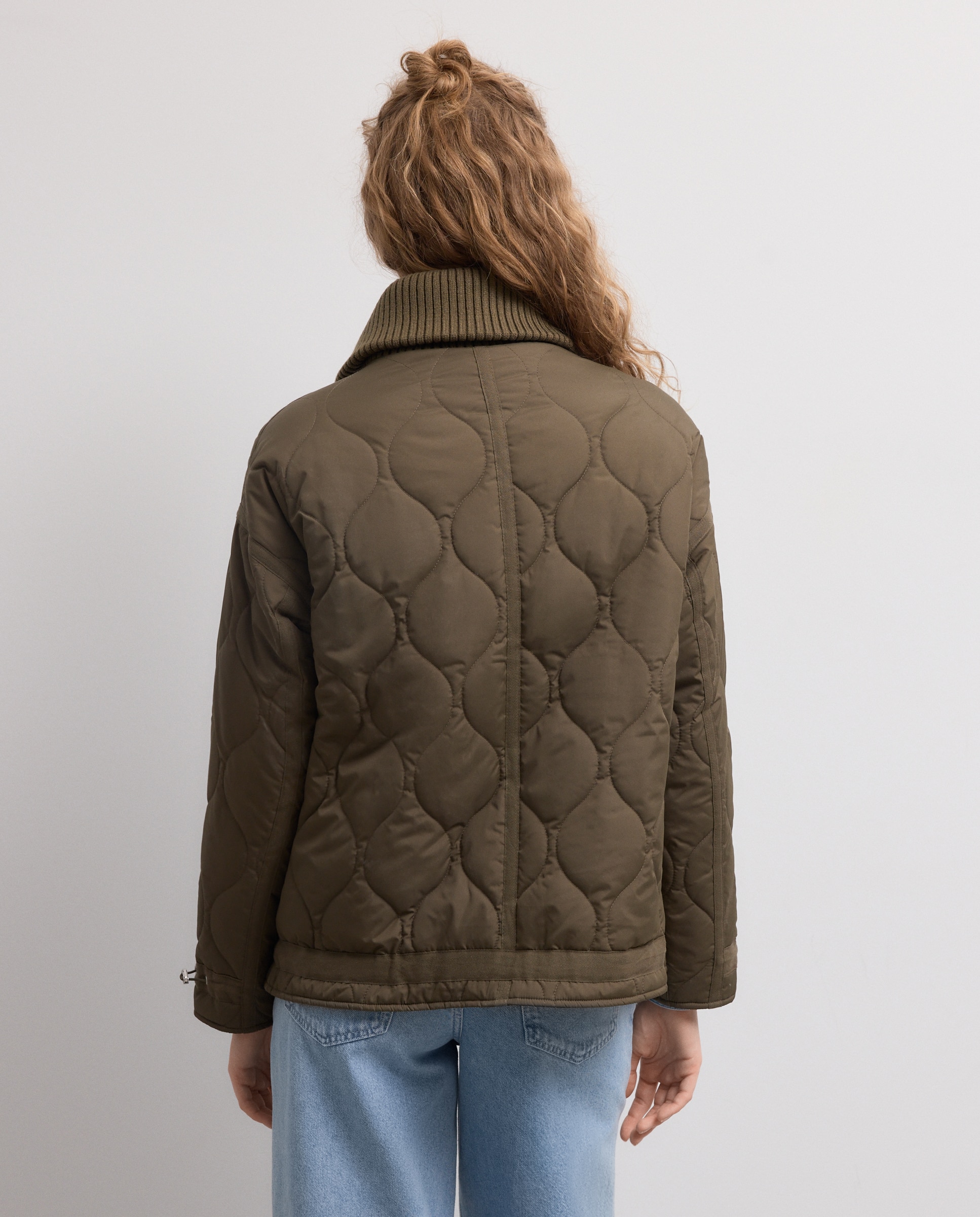 Chaqueton acolchada c punto - Green Coast - 520 Kaki 520 Kaki-4