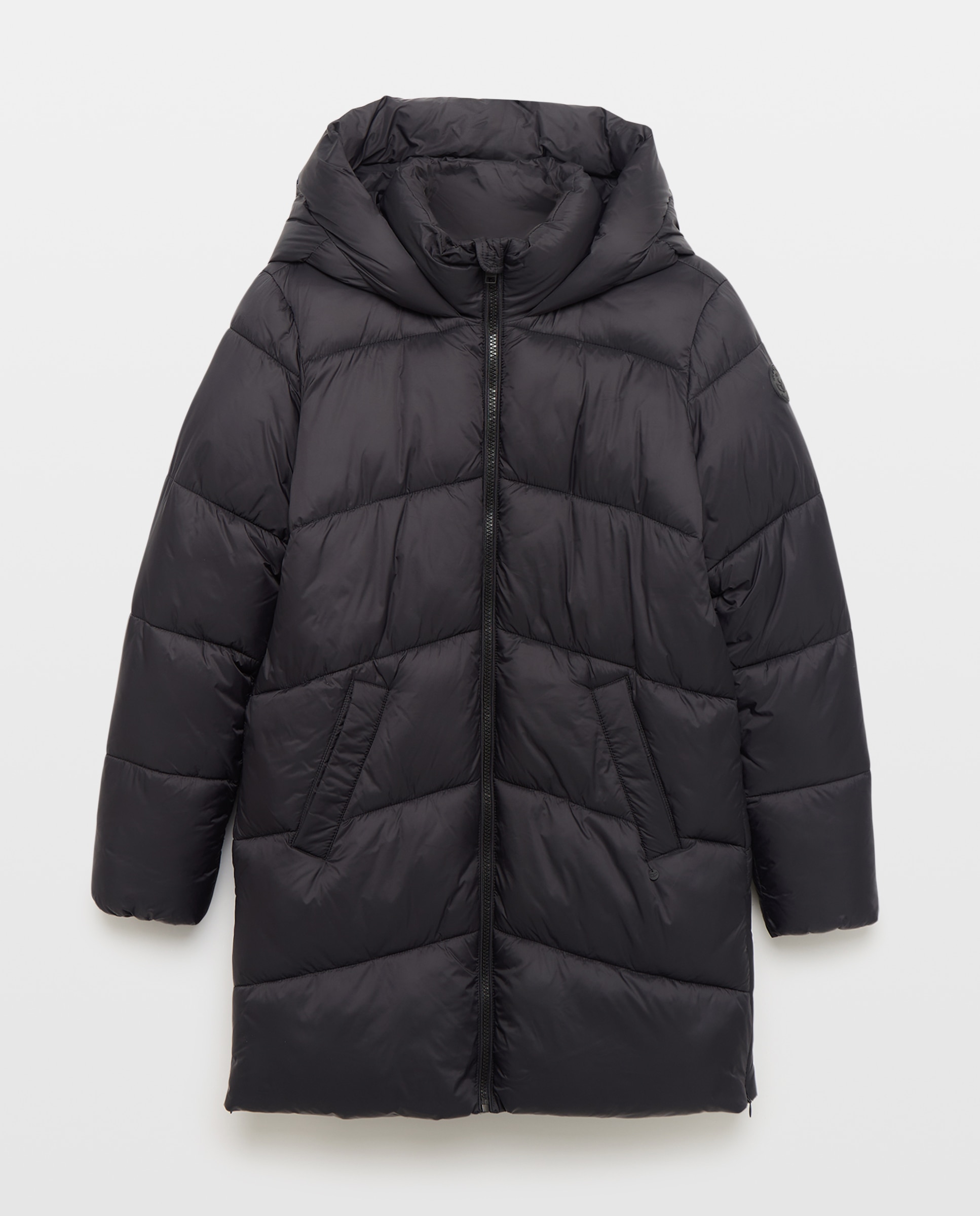 Acolchado largo capucha - Green Coast - Negro Negro-5