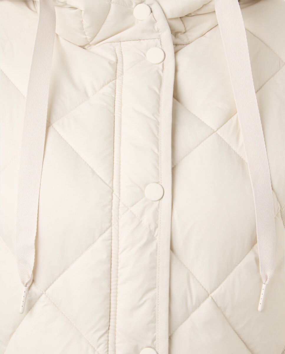 Blusão Acolchoado Liso com Capuz 850 Pedra-6