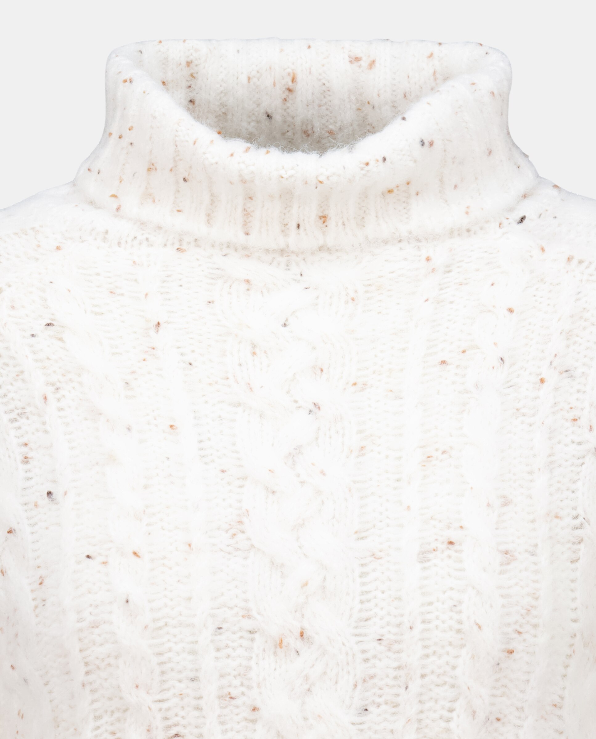 Camisola de Malha com Gola Cisne 120 Cru-6