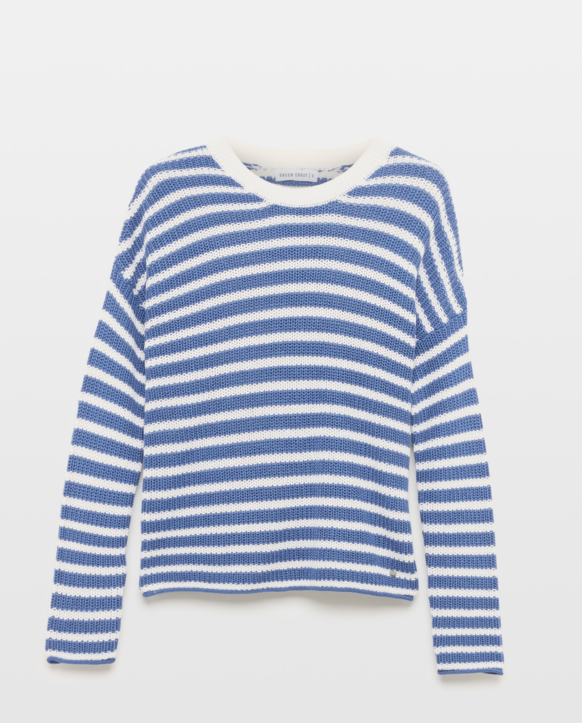 Jersey de mujer de manga larga oversize - Green Coast - 220 Rosa palo Azul-5